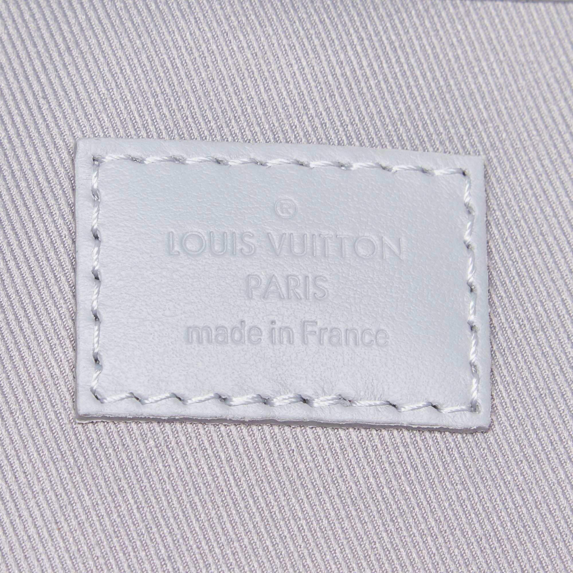 Louis Vuitton Antarctica Grey Taïga And Monogram Coated Canvas