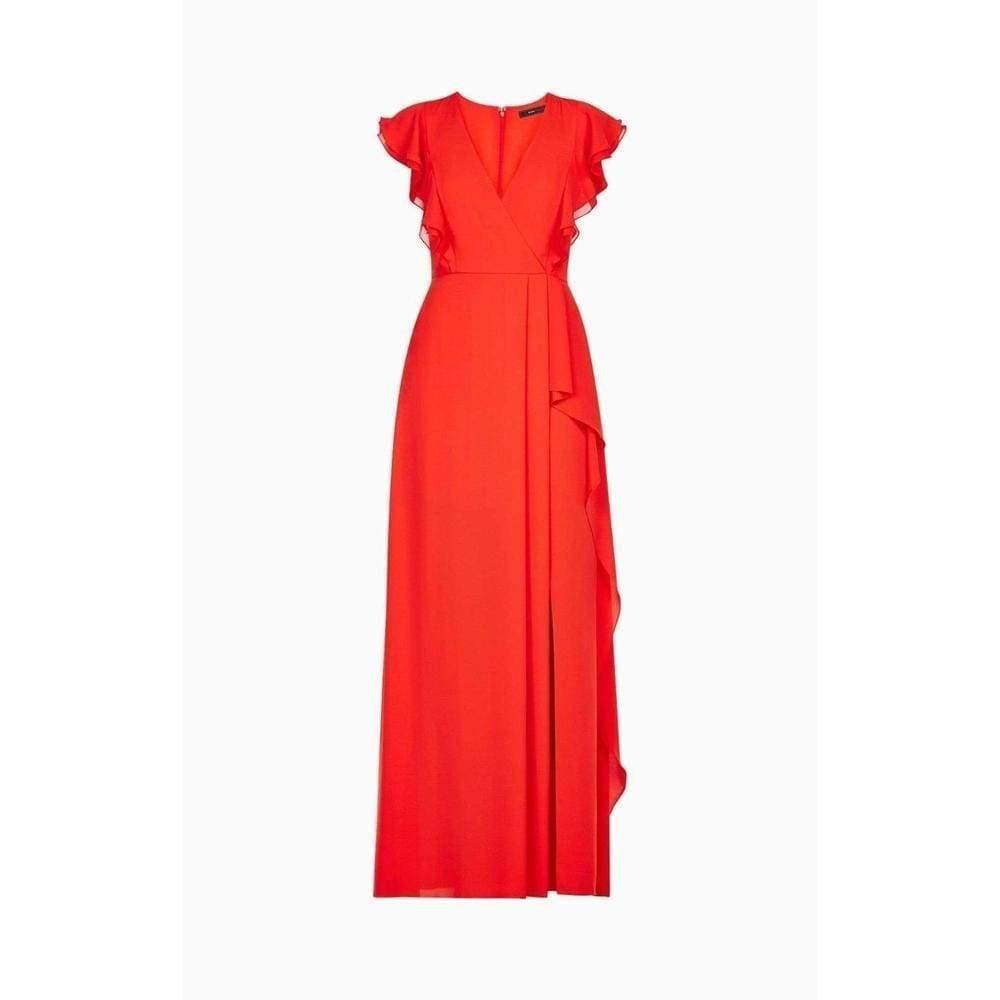 callie ruffled gown