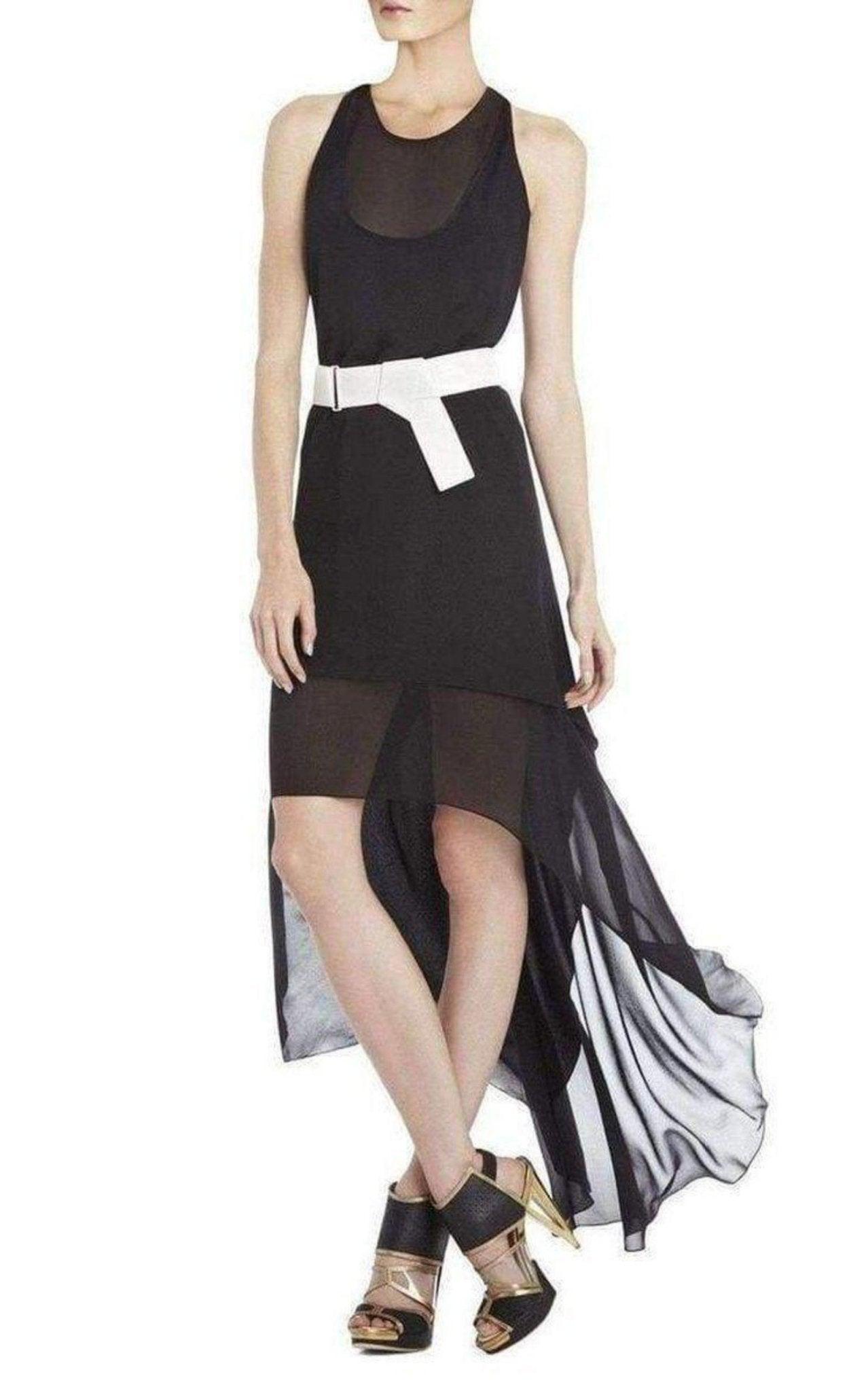 bcbg black high low dress BCBG Max Azria main image 0