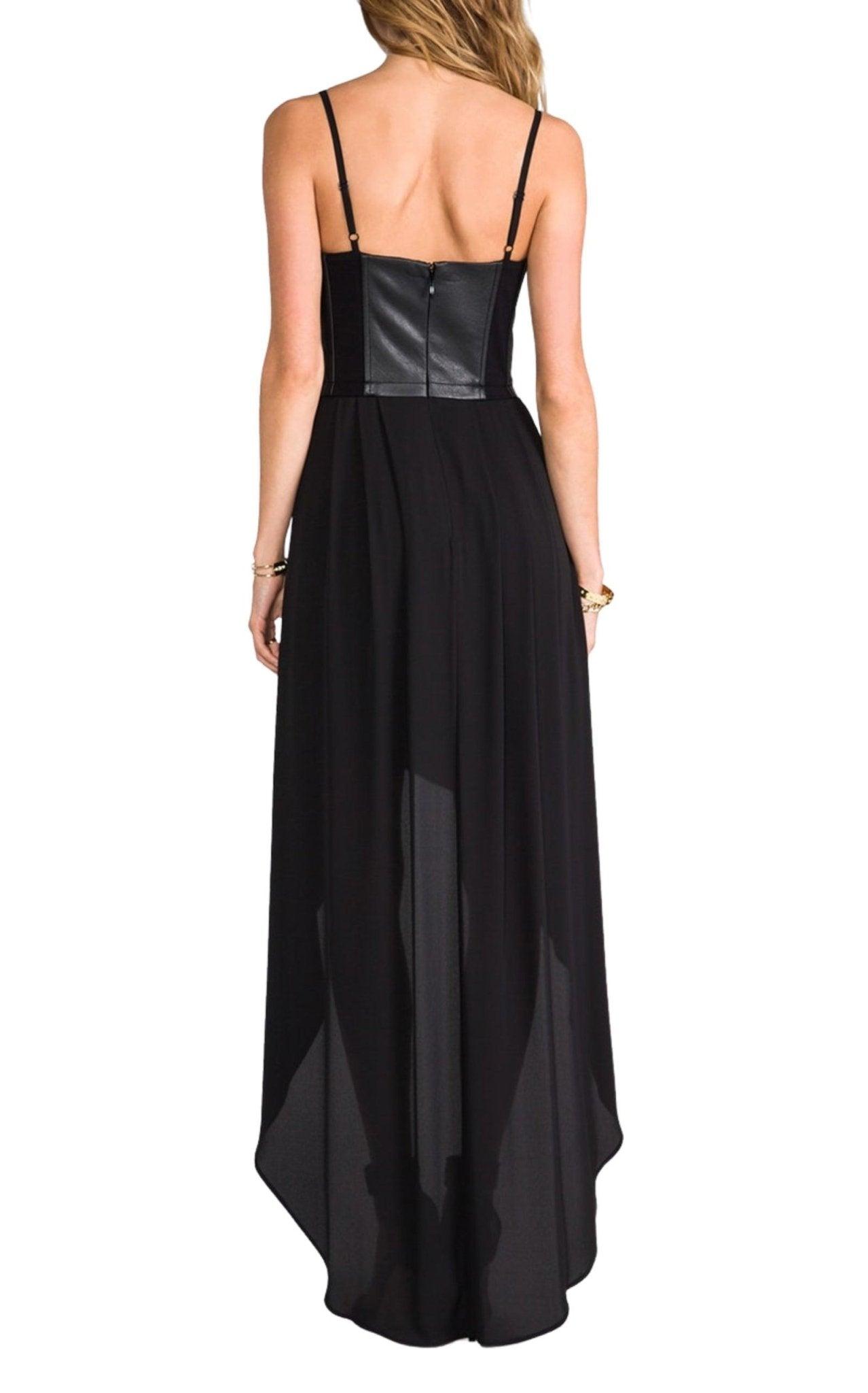 knee length dresses for ladies BCBGMAXAZRIA Runway Blue Faux Leather Patch Luella Tunic Dress – Runway  Catalog