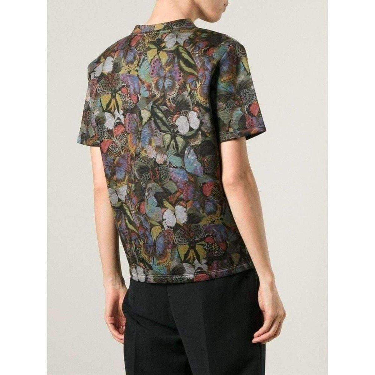 Valentino Cotton Butterfly Print T 
