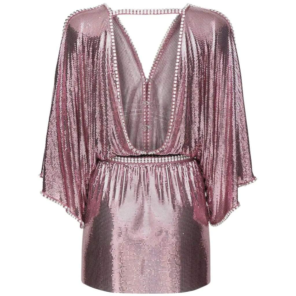 paco rabanne mesh dress