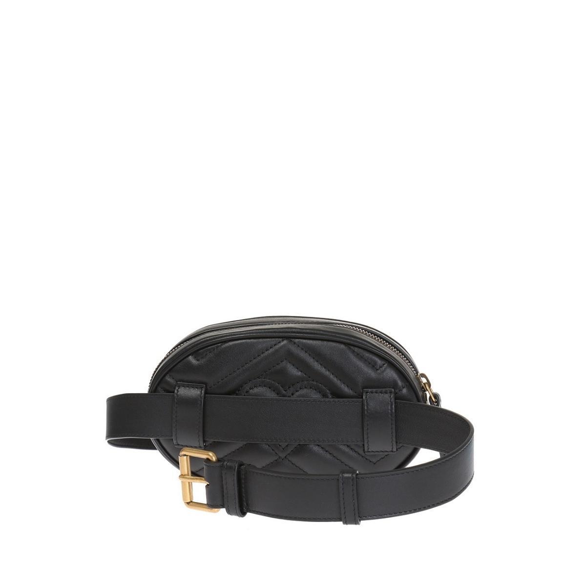 Gucci Matelasse Leather GG Marmont Belt Bag - Size 30 / 75 (SHF-13067) –  LuxeDH