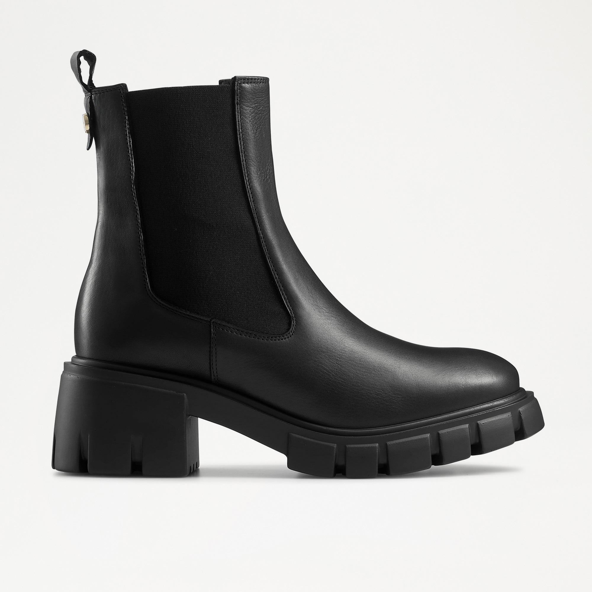 Russell and bromley hotsell black chelsea boots