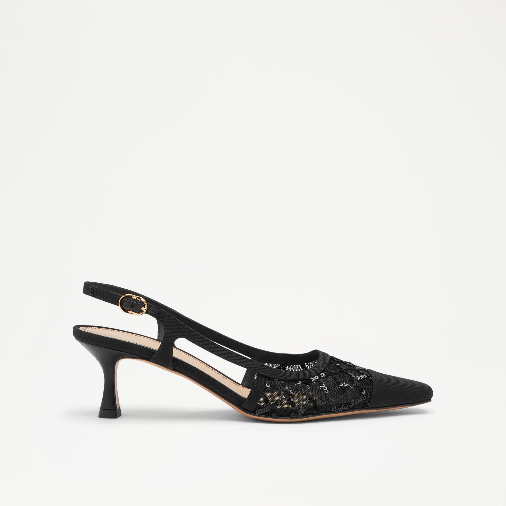 Russell Bromley Snipped Women s Black Snipped Toe Slingback Lyst UK