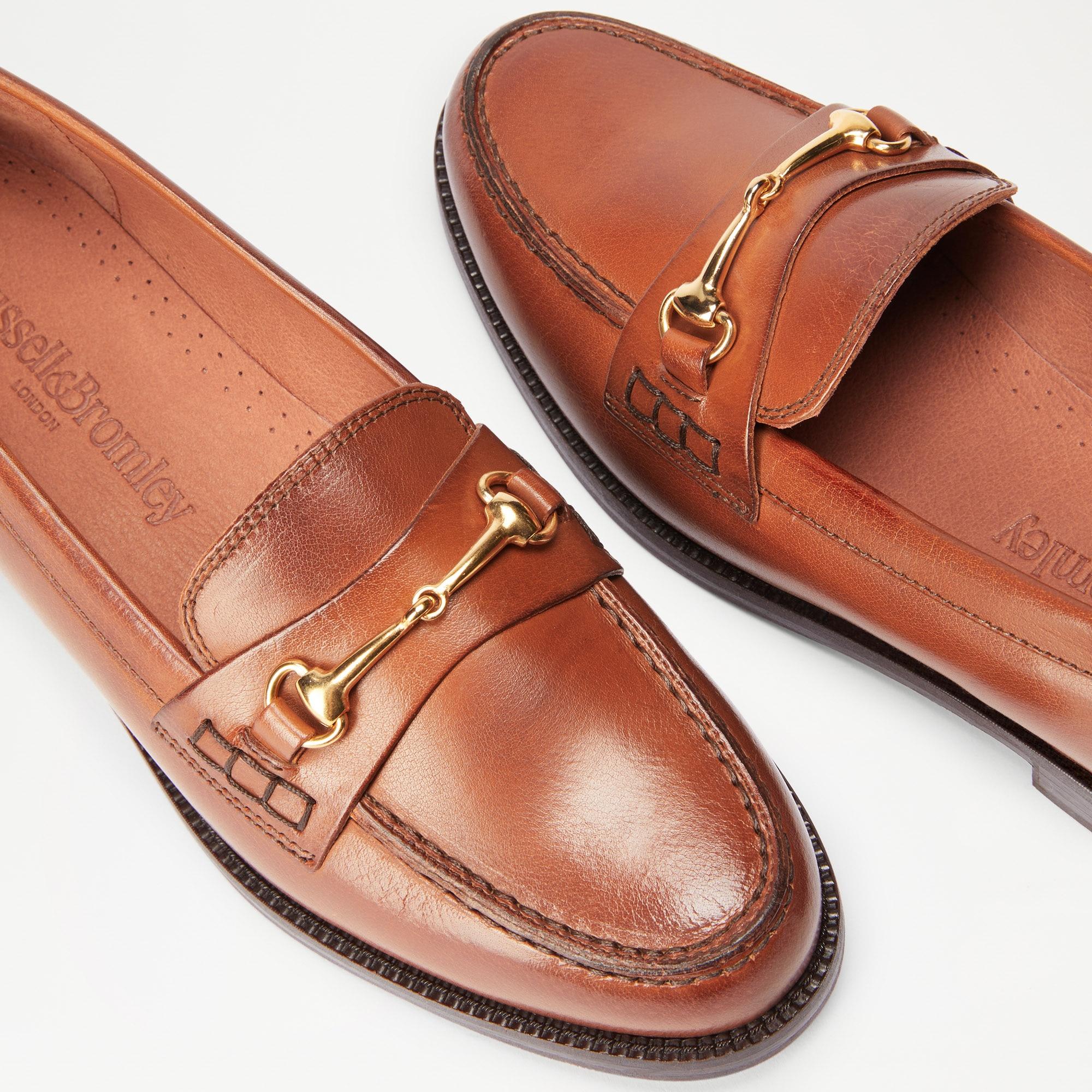 Russell \u0026 Bromley Brewster Snaffle Trim Loafer in Brown | Lyst UK
