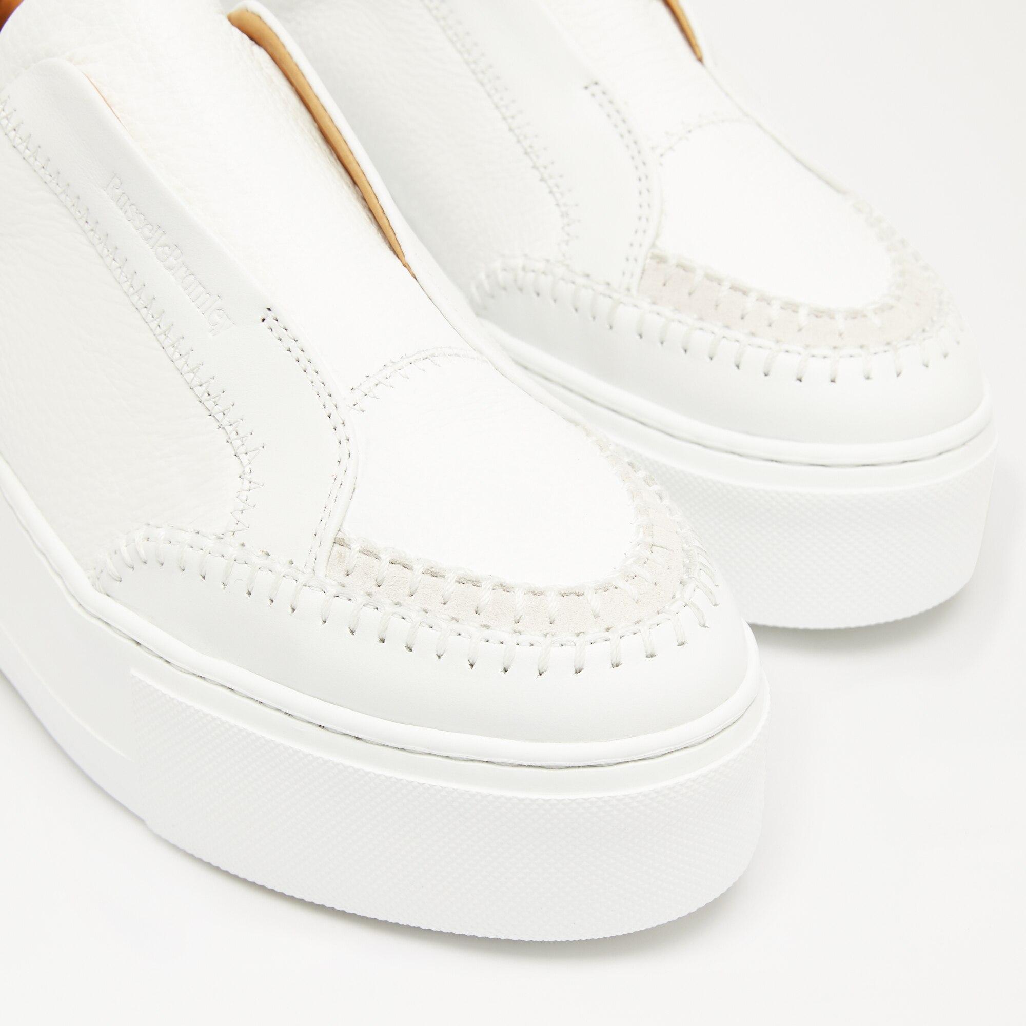 Womens white sales laceless sneakers