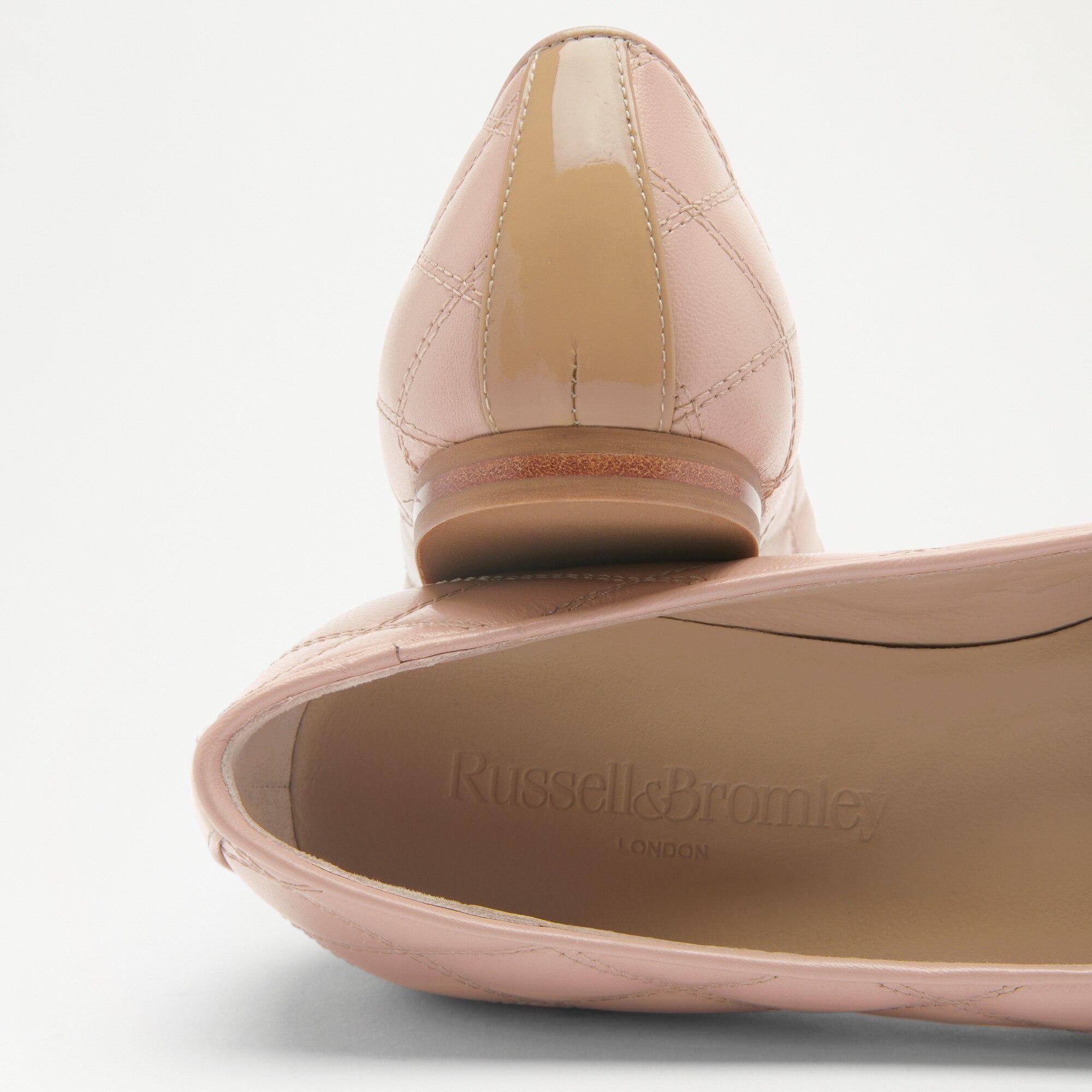 Russell Bromley Charming Quilted Ballet Flat in Pink Lyst UK