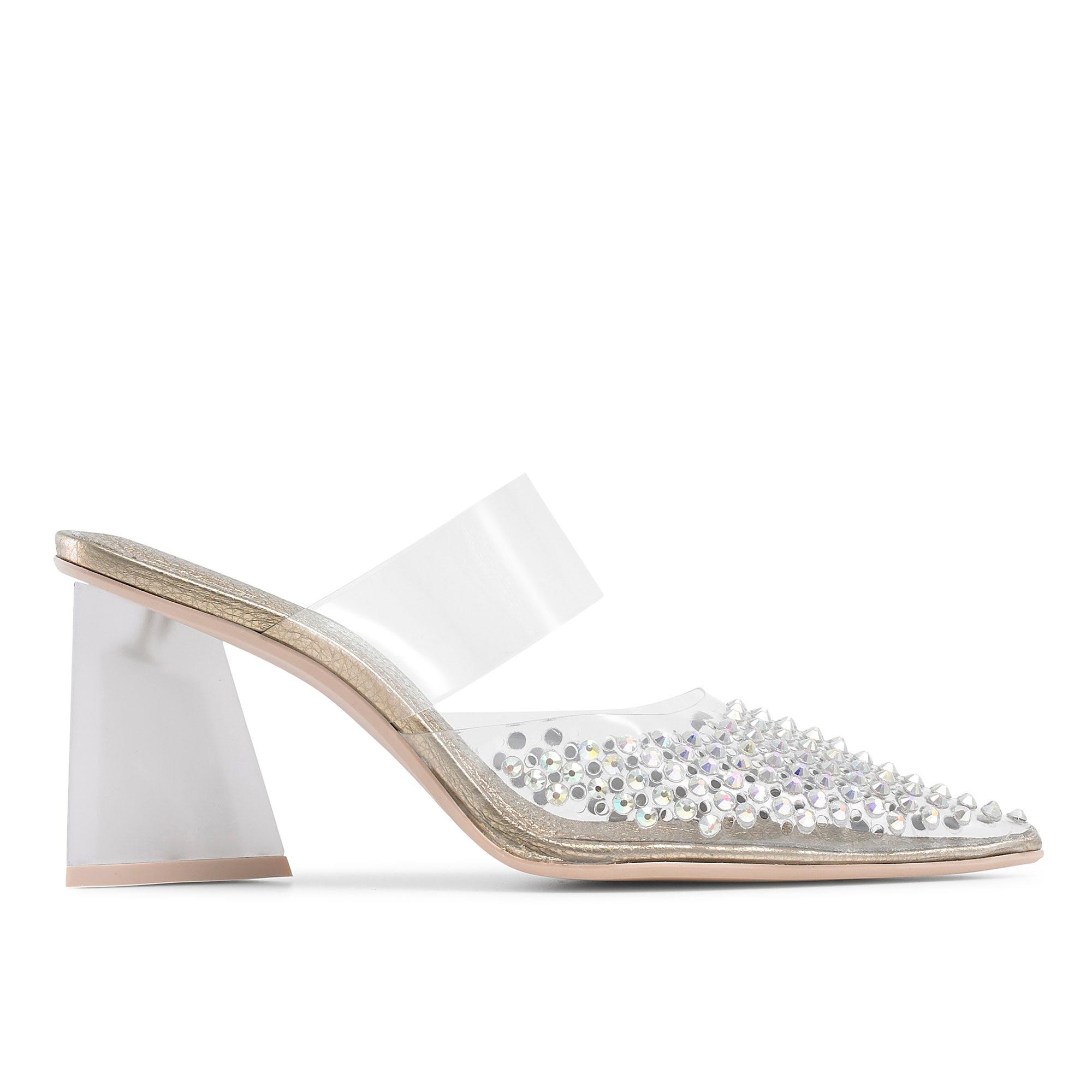 Russell & Bromley Visualise Vinyl Embellished Pump in White Lyst UK