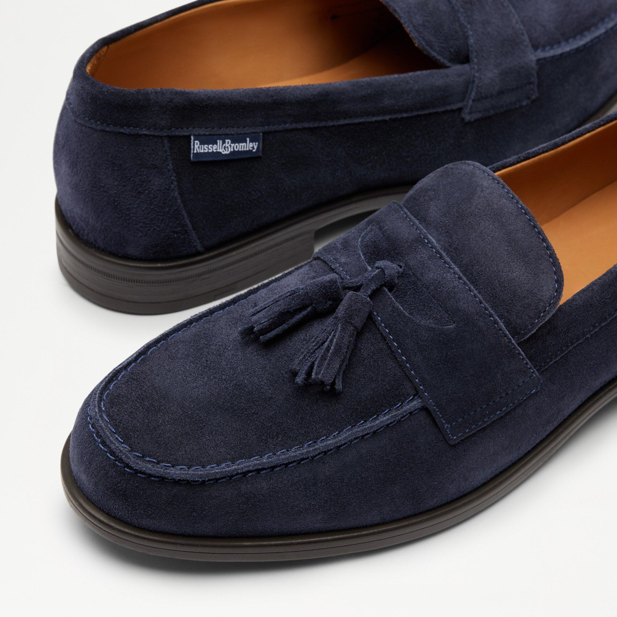 Loafer Russell Bromley Sale Uk Russell Bromley Manderley Soft Tassel Loafer  In Blue For Men