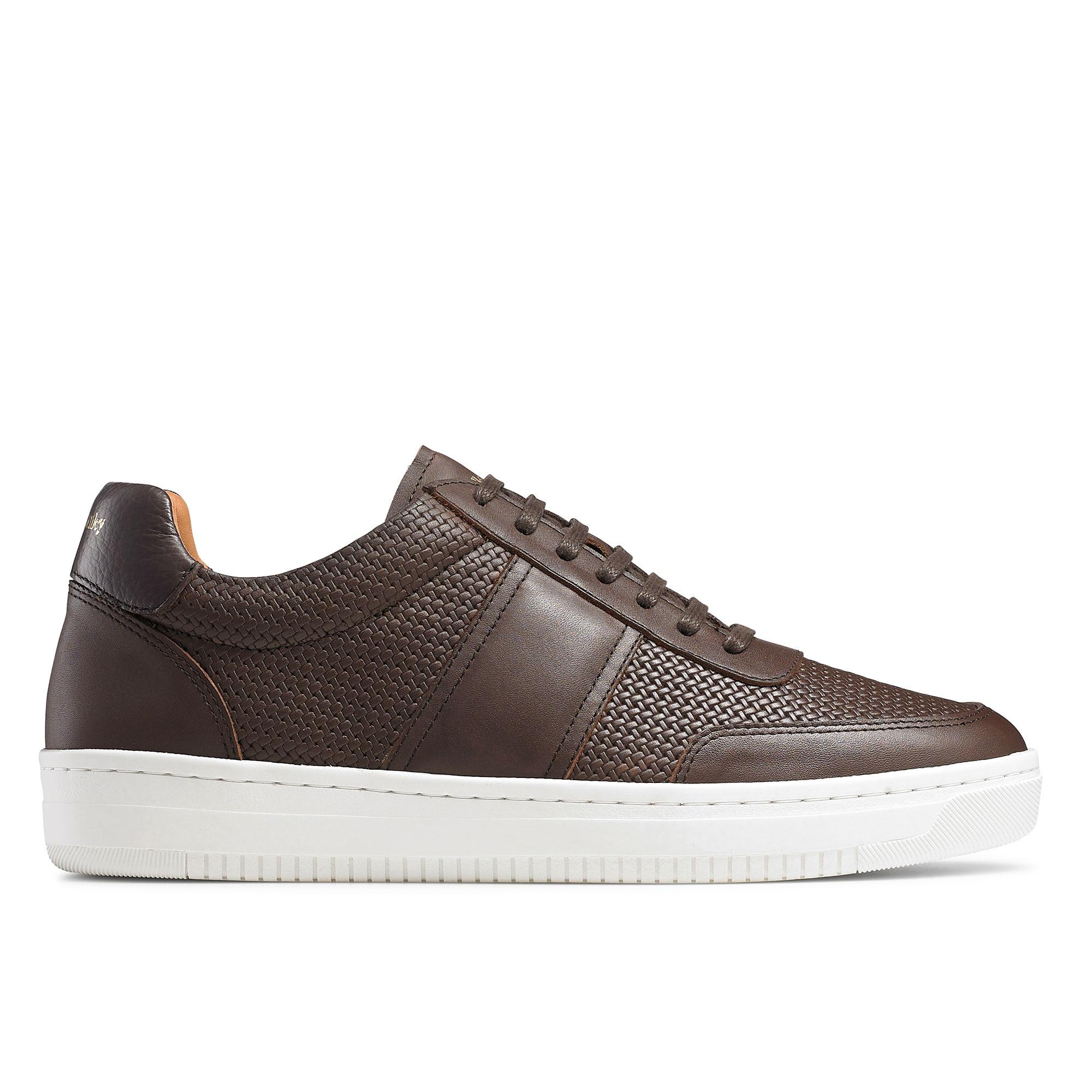 Russell Bromley Bowery Oxford Lace Sneaker in Brown for Men