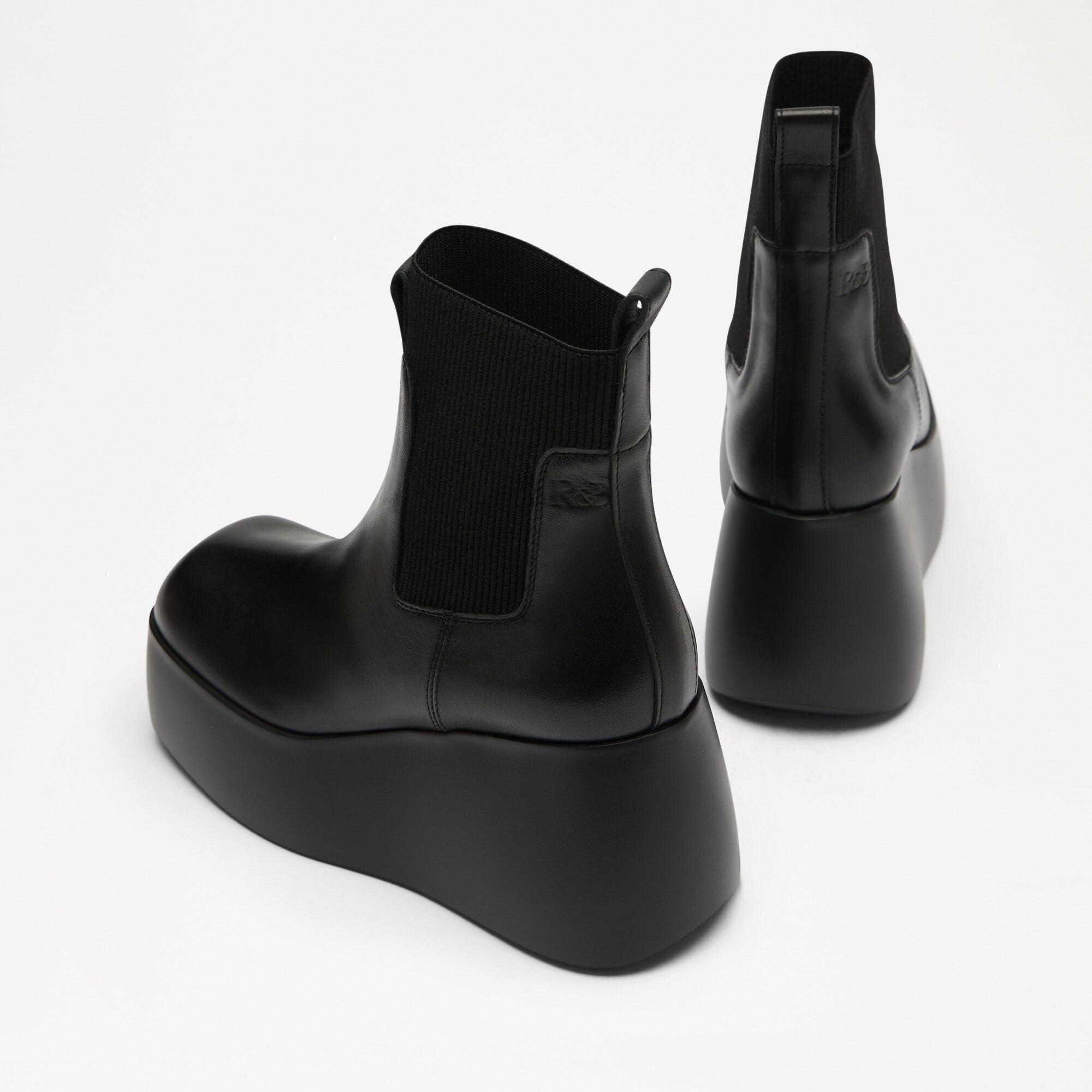 Square toe shop platform boots