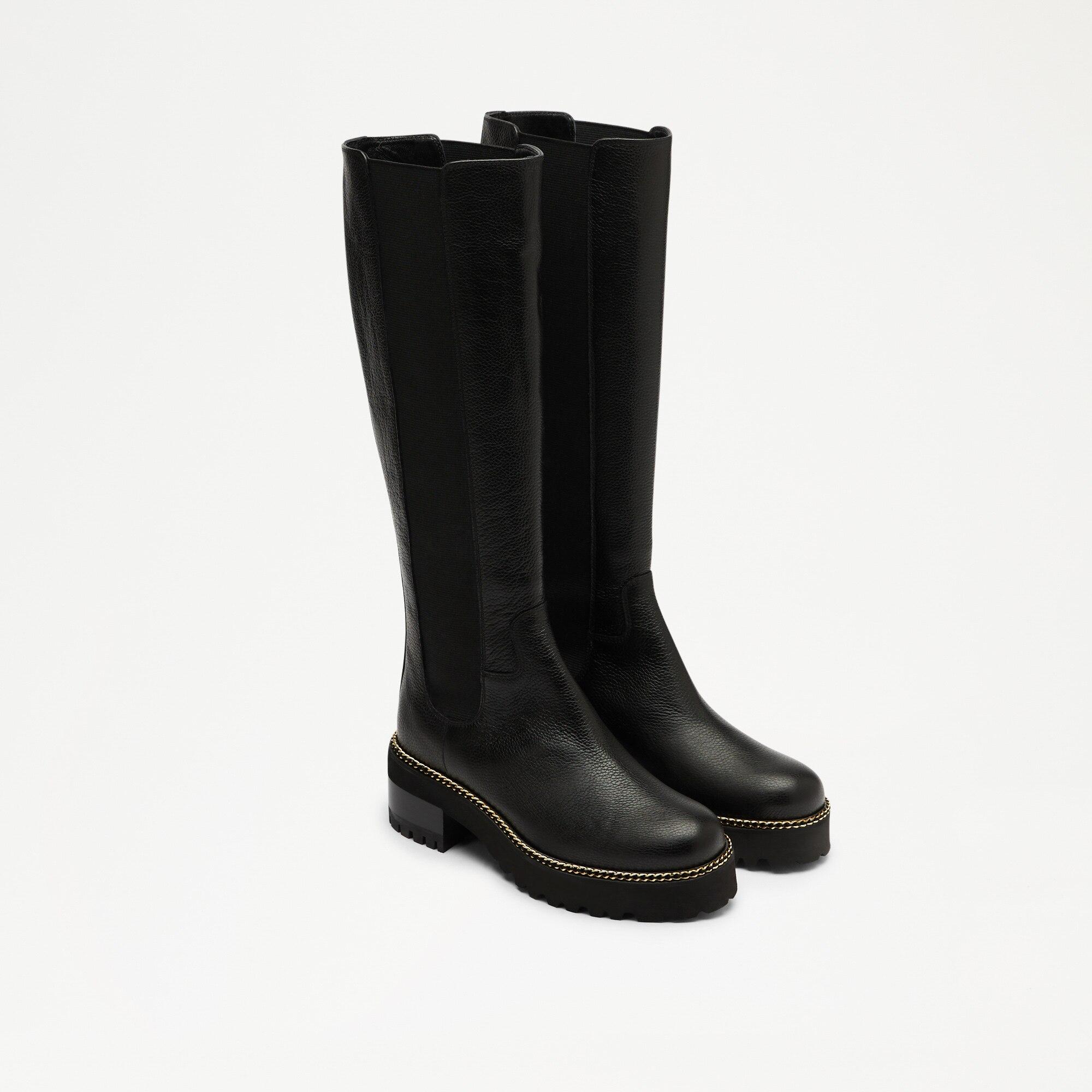 Russell and bromley black suede boots top
