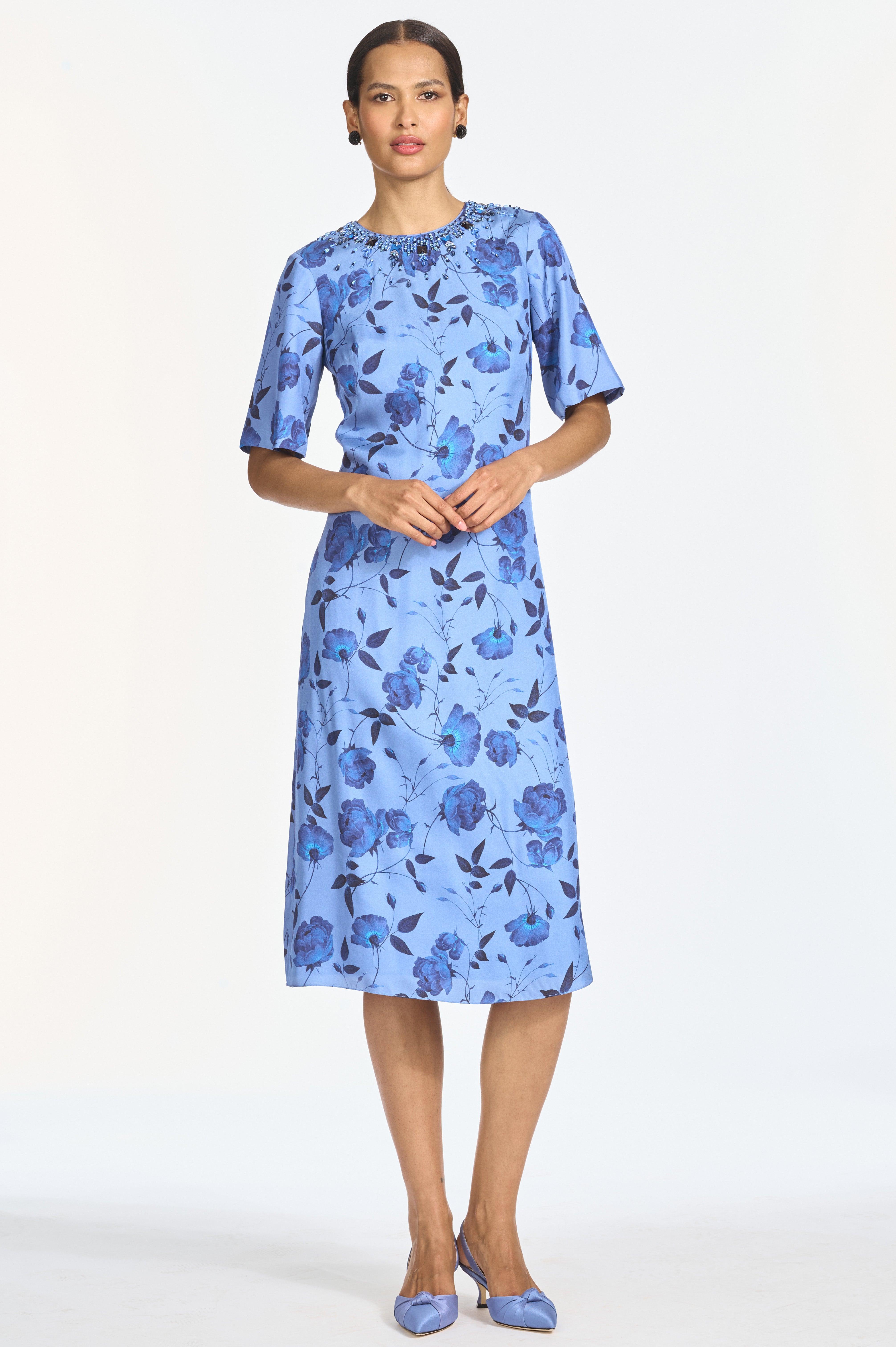 knee length dresses for ladies Sachin & Babi Sharla Dress - Steel Blue