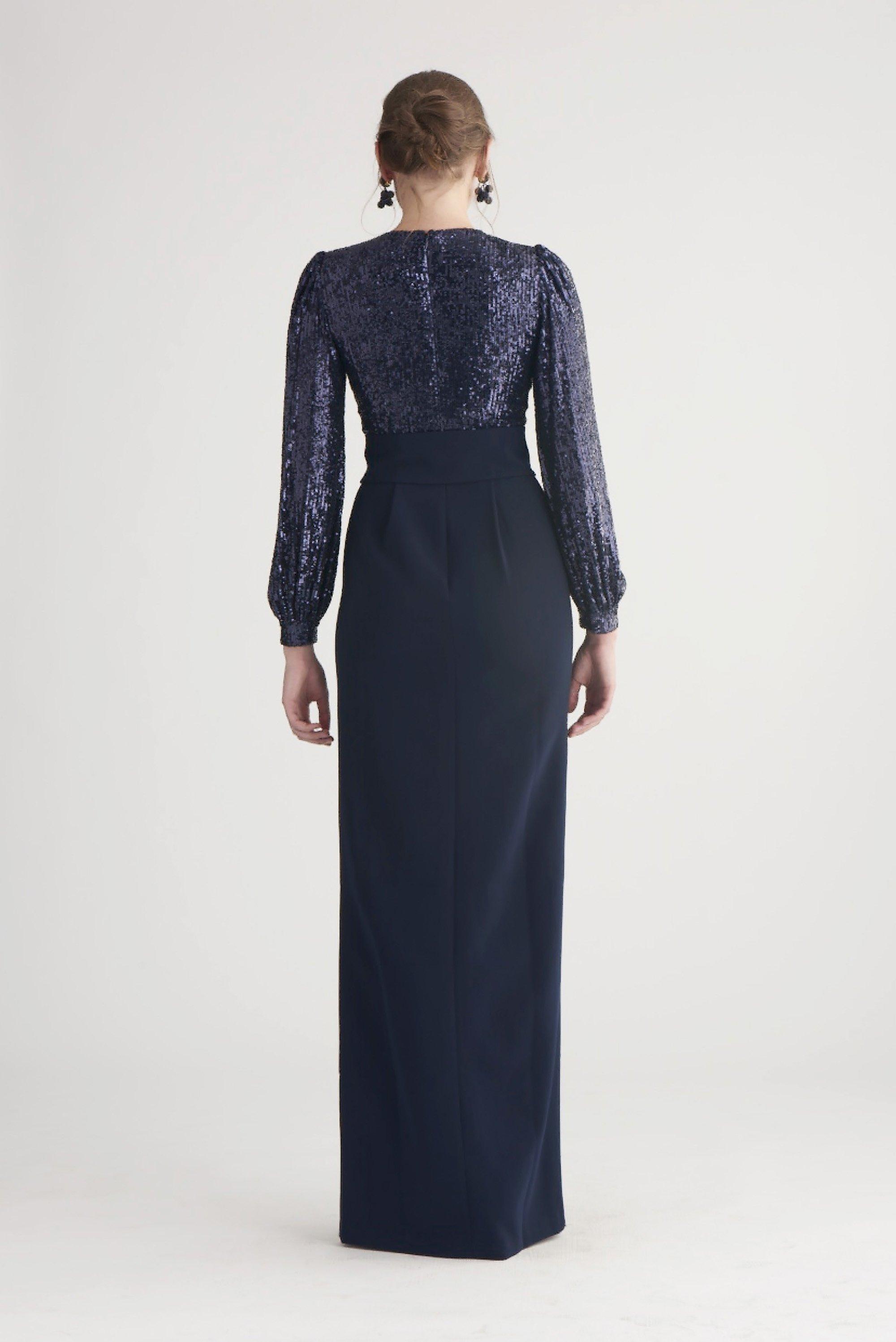 Sachin & Babi Synthetic Katie Gown in Midnight (Blue) - Lyst