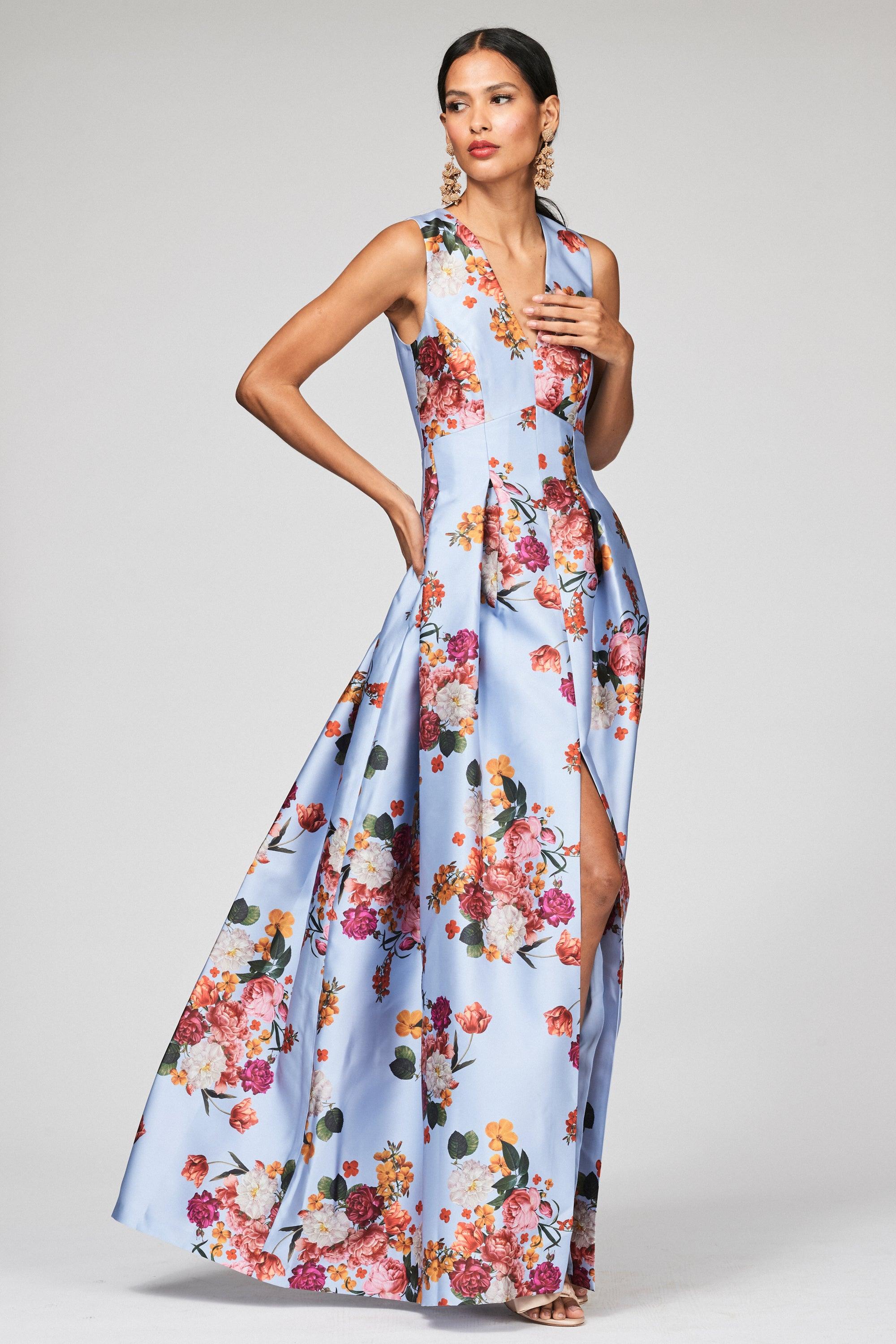 sachin and babi light blue dress Sachin & Babi Stephie Gown