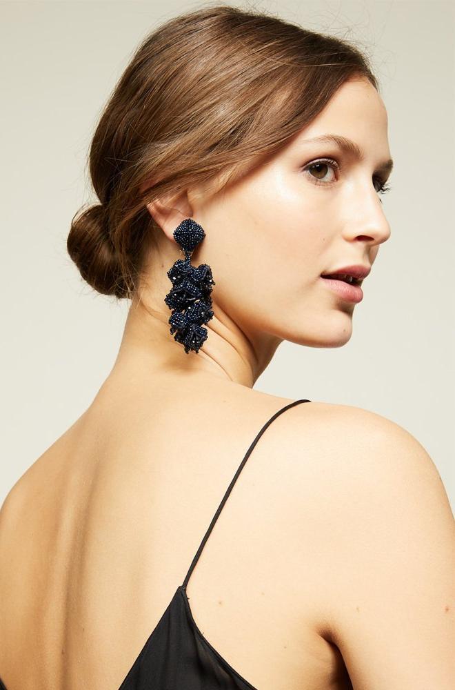 Sachin &amp; Babi Grapes Earrings Navy in Blue Lyst
