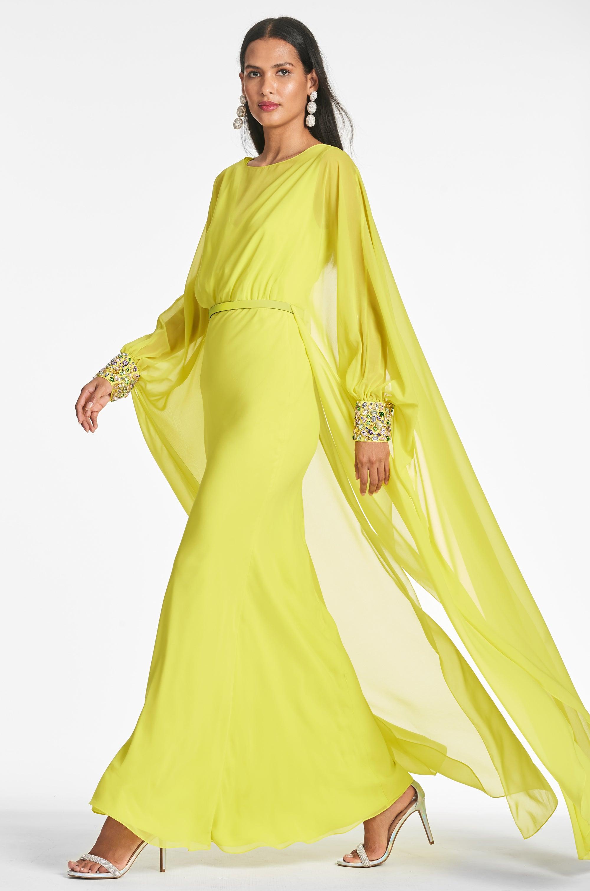 yellow orange ombre dress DUPE OMBRE DRESS