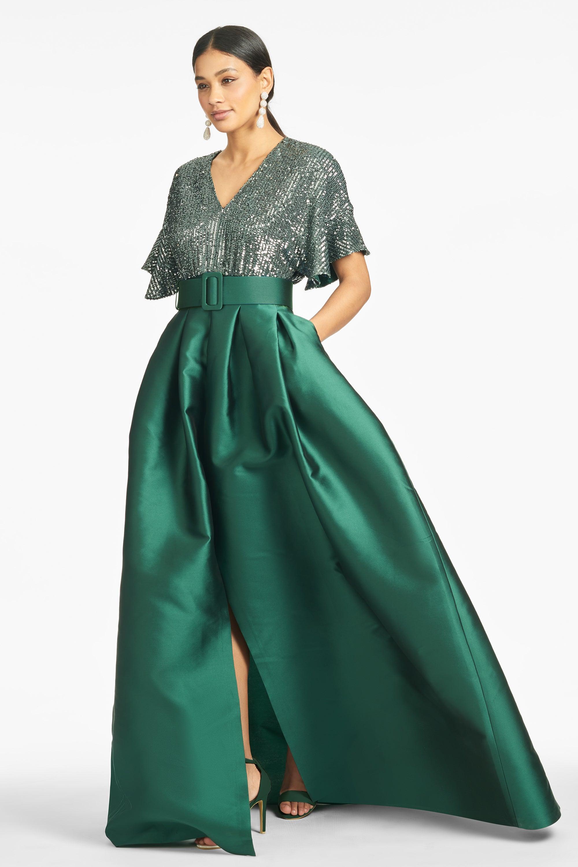Sachin & Babi Simone Gown in Green | Lyst