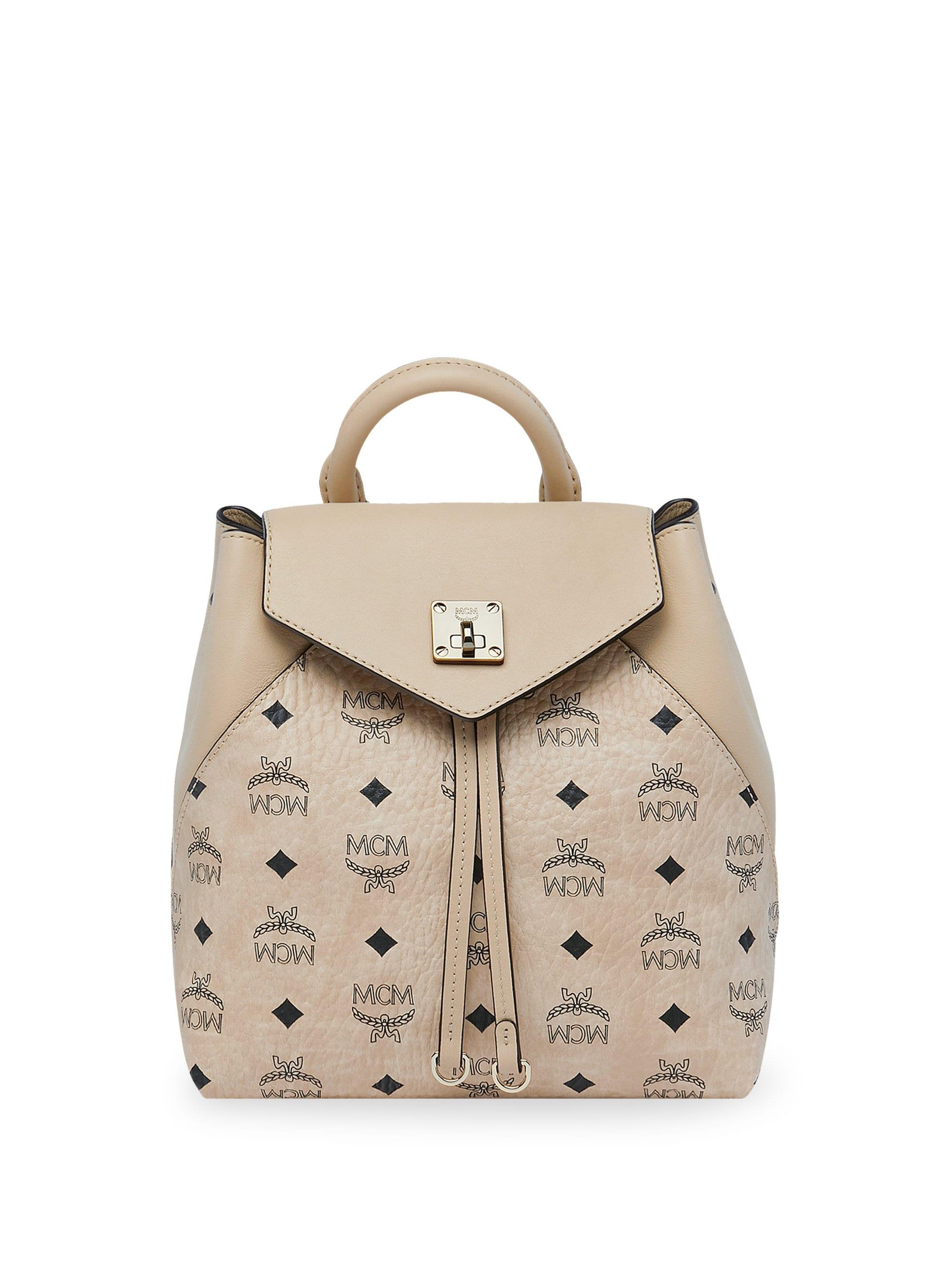 mcm mini visetos backpack