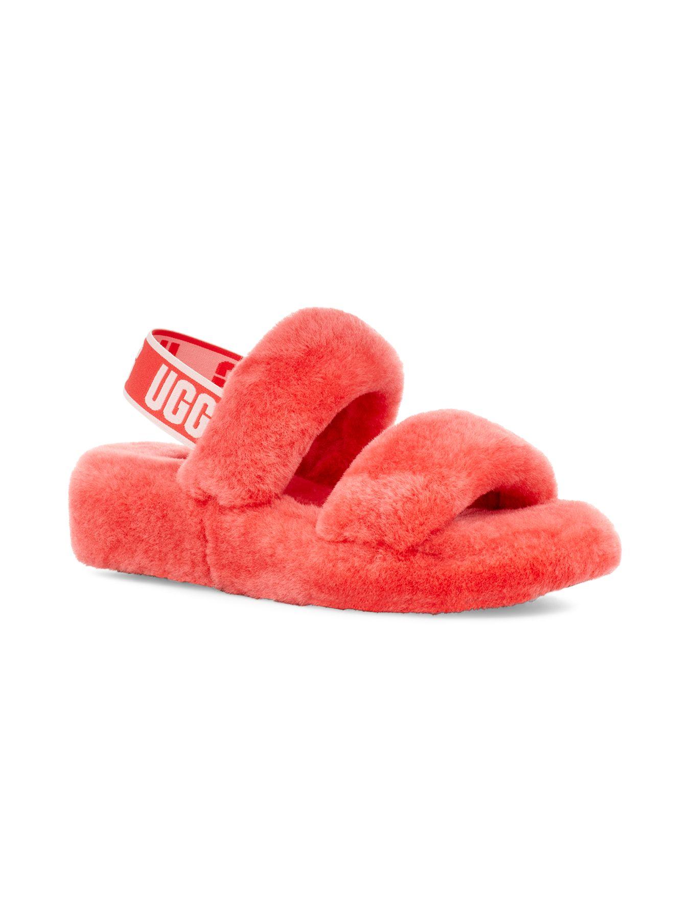 uggs slides red