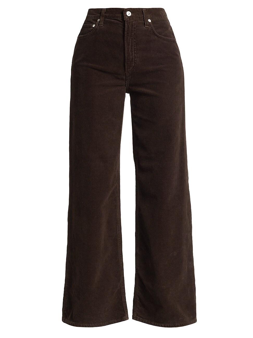 Citizens of Humanity Paloma Corduroy Baggy Jeans in Black | Lyst