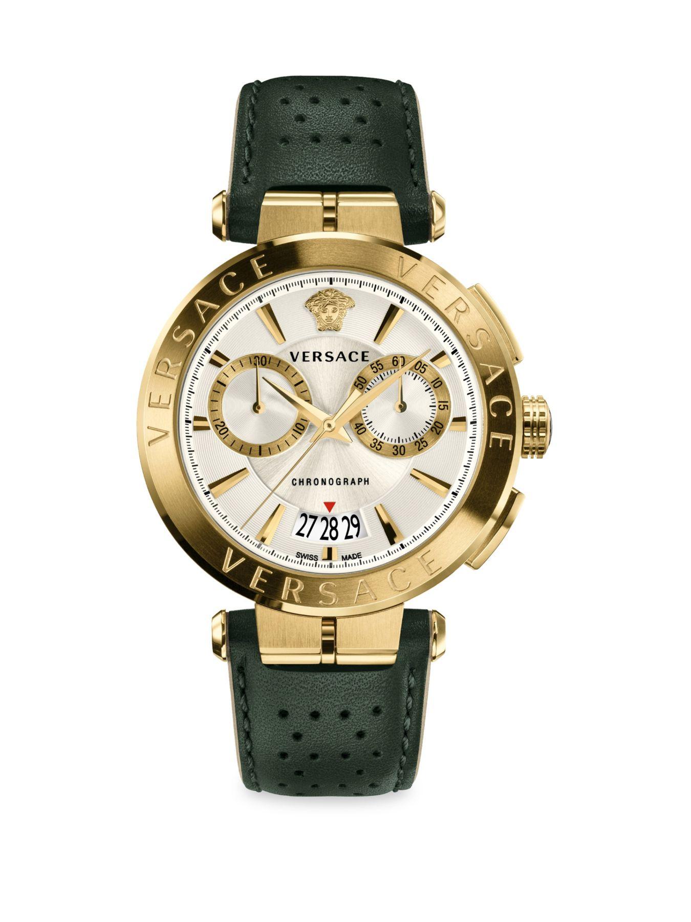 versace chronograph watch