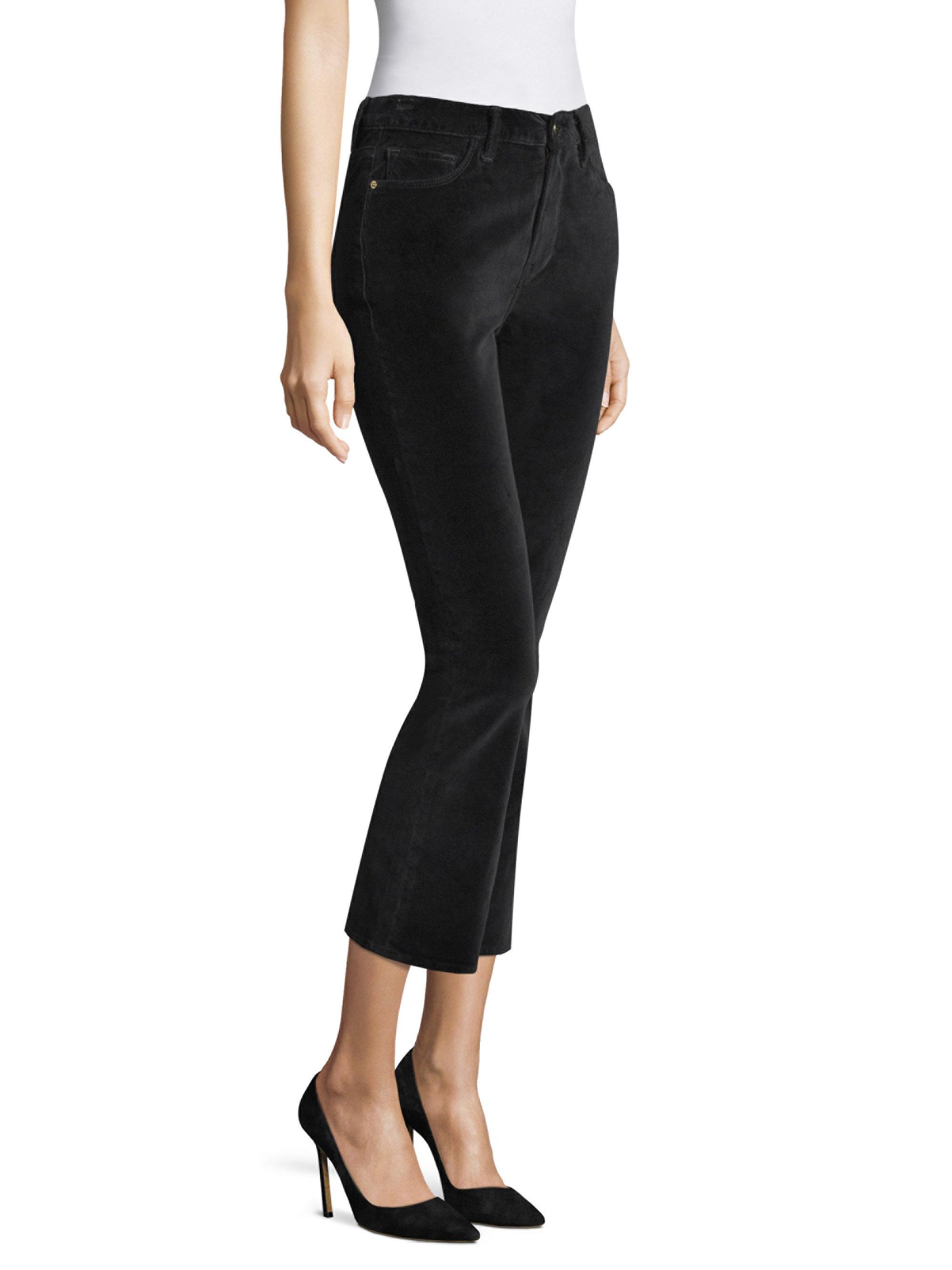 frame velvet pants