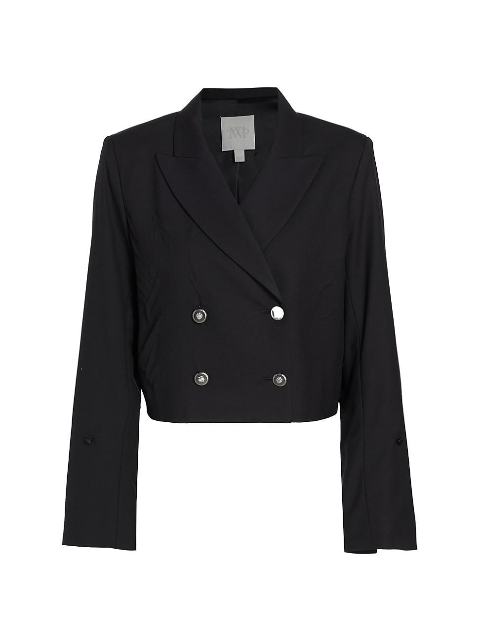 Twp The Waiter Double-breasted Blazer in Black | Lyst