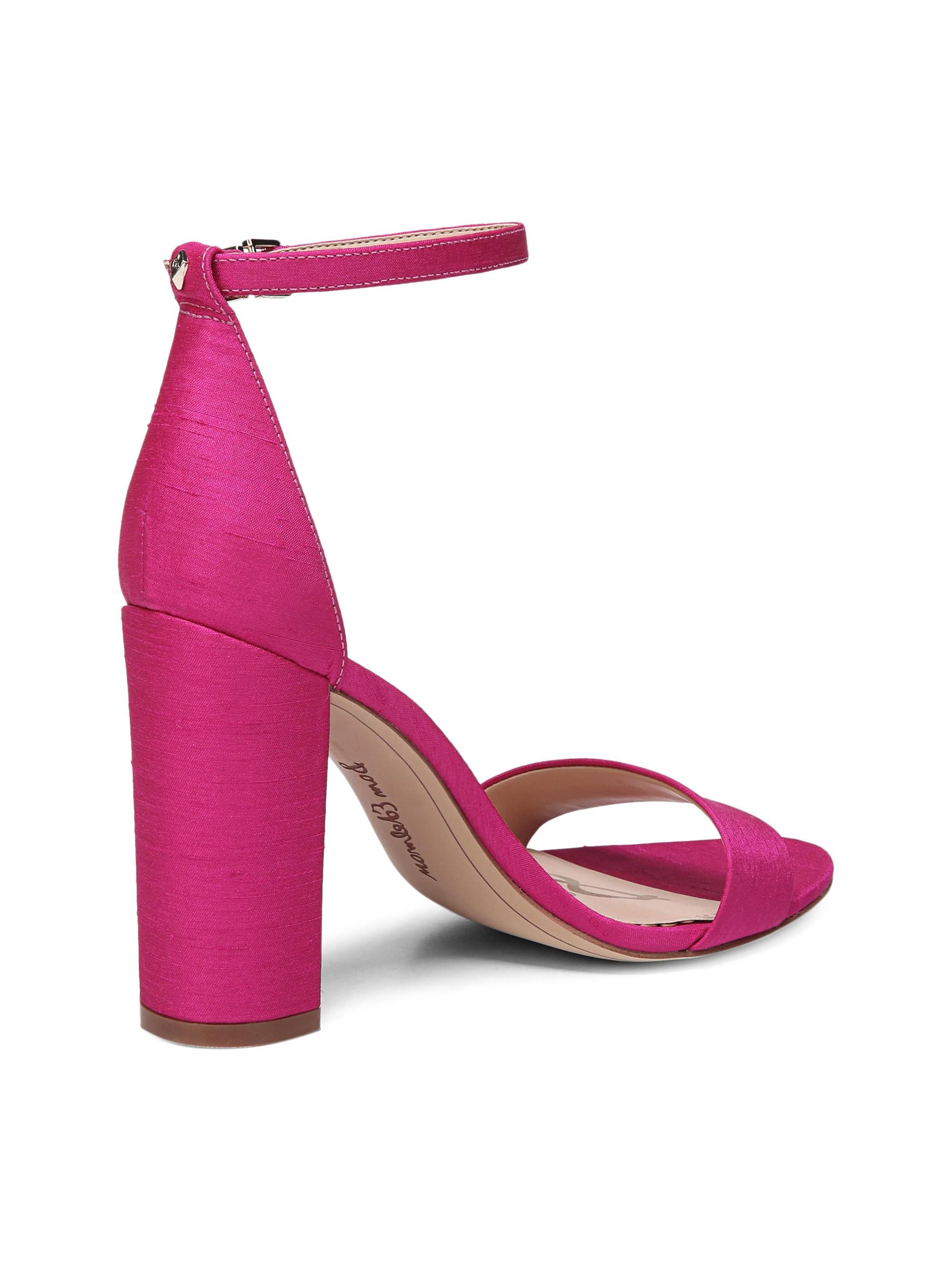 deep pink sandals