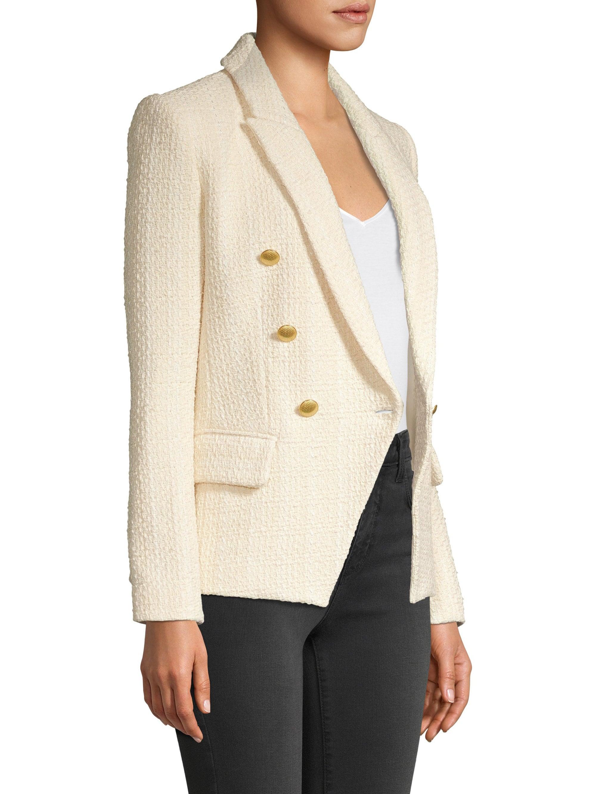 ivory tweed jacket