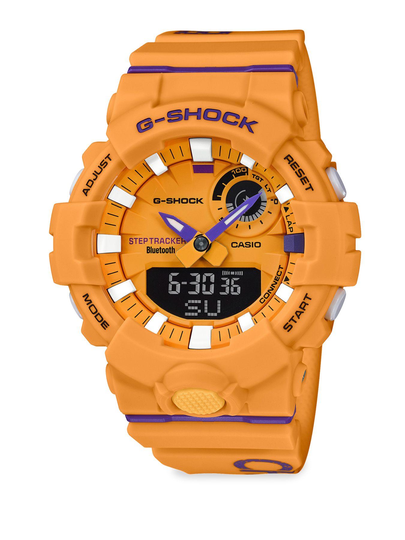 g shock watch yellow