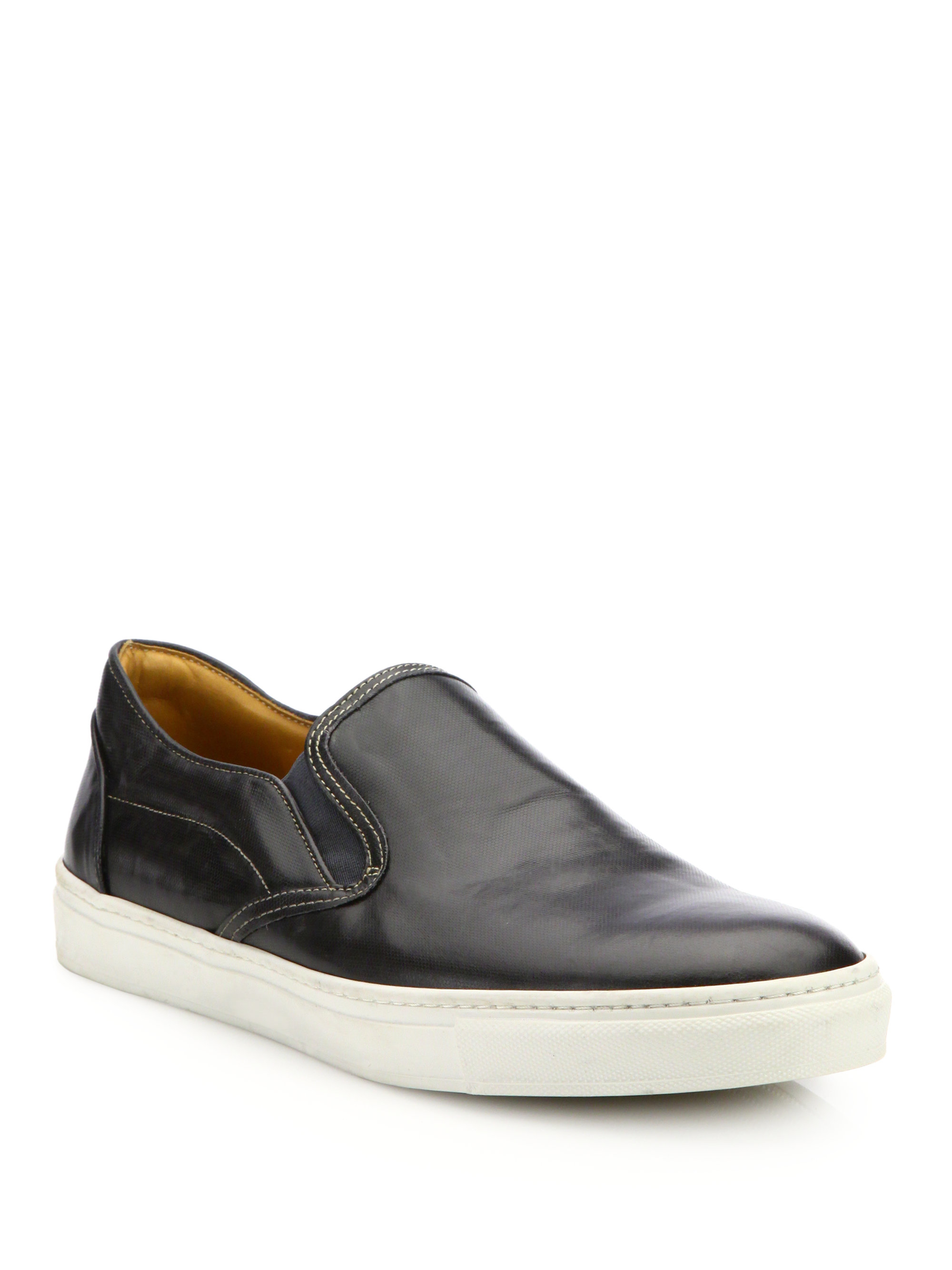 Saks fifth avenue Hives Slip-on Sneakers in Gray for Men | Lyst