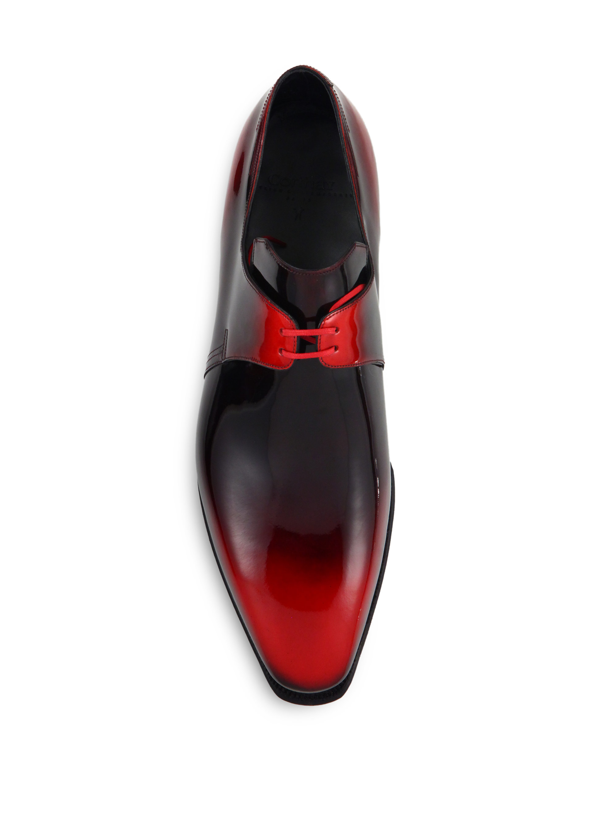 formal shoes with red