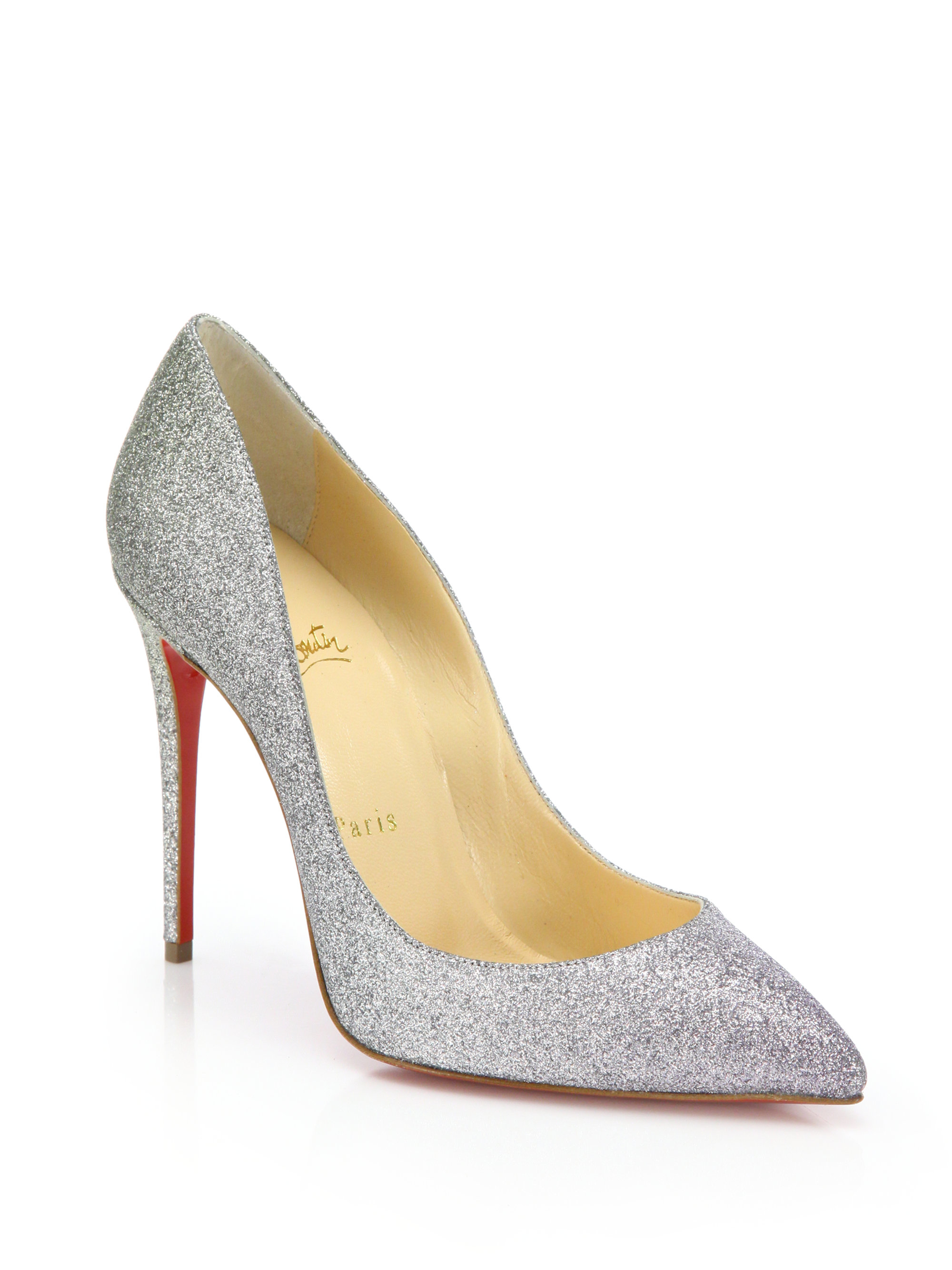 louboutin glitter pumps