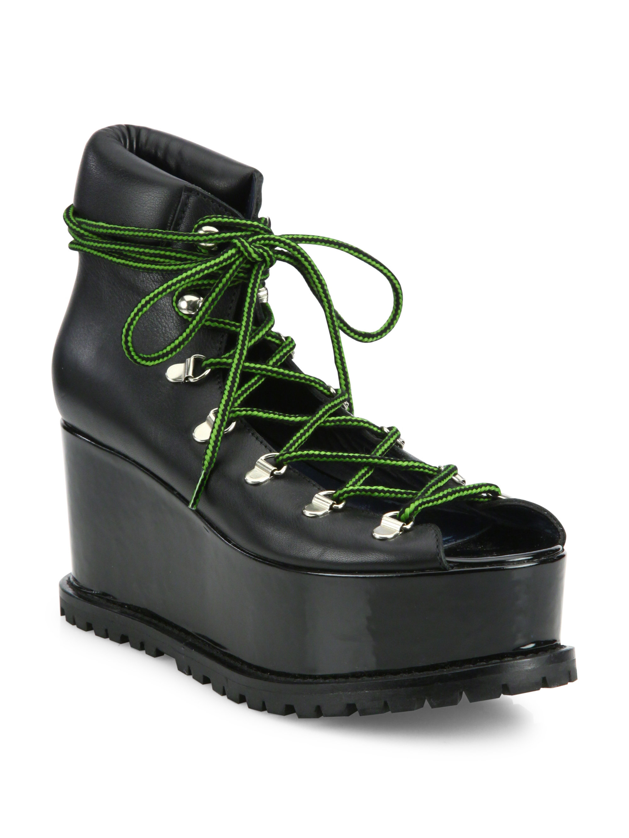 sacai platform sandals