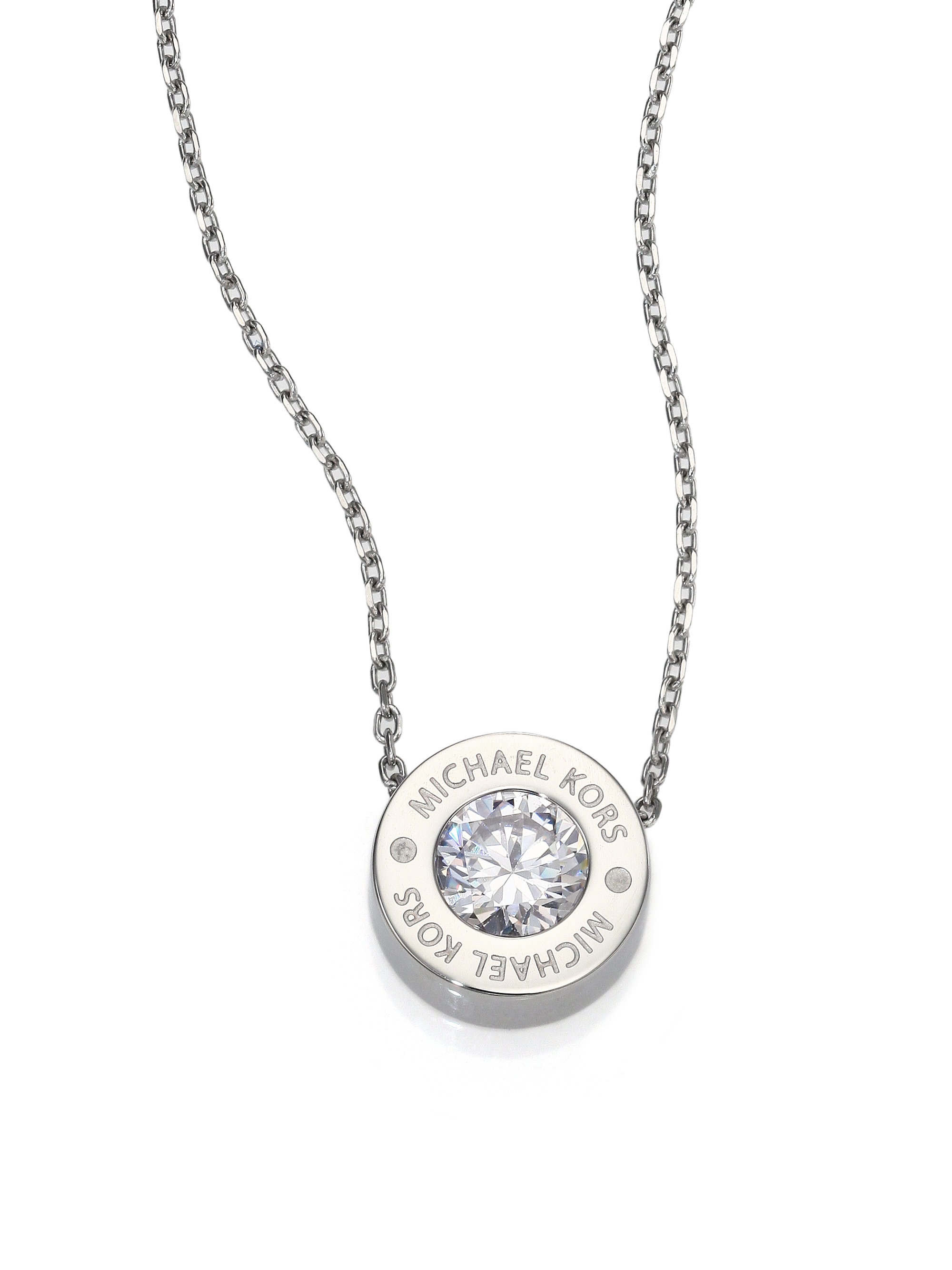 MICHAEL KORS KORS COLOR NECKLACE Silver  Inglessis