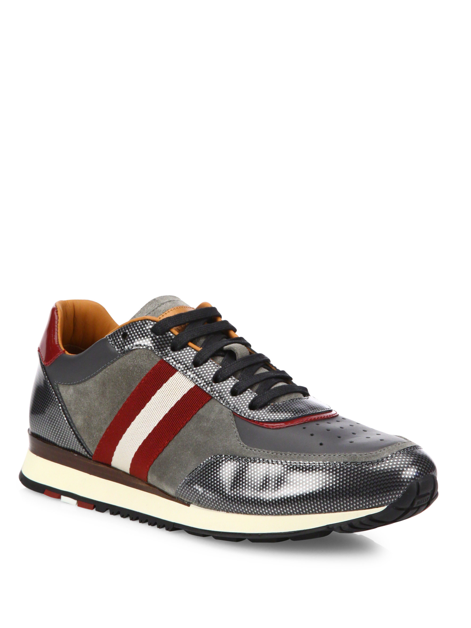 Bally Leather Trainspotting Trainer Sneakers in Carbon (Black) for Men ...