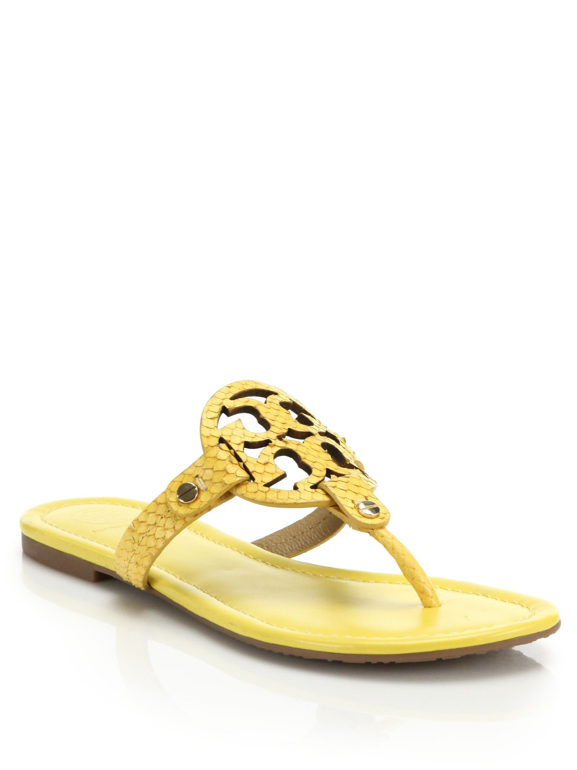 tory burch miller snake embossed