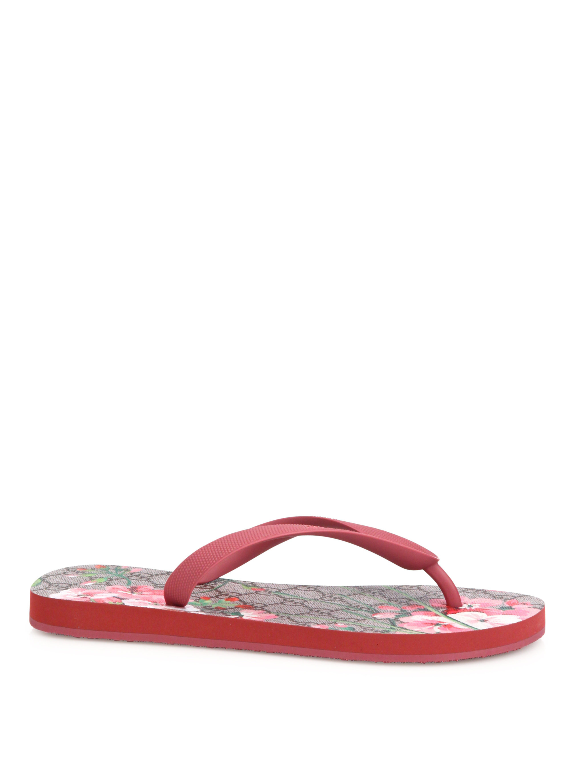 pink gucci flops