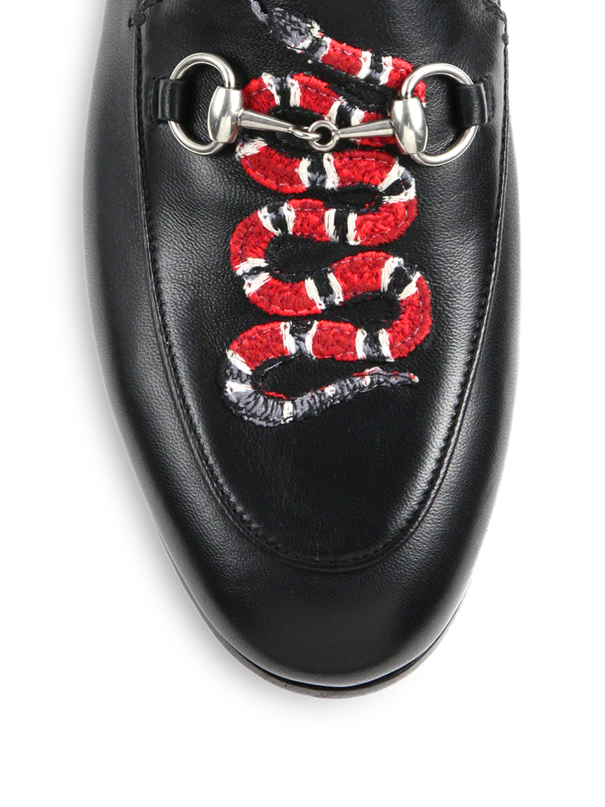 gucci loafers with snake