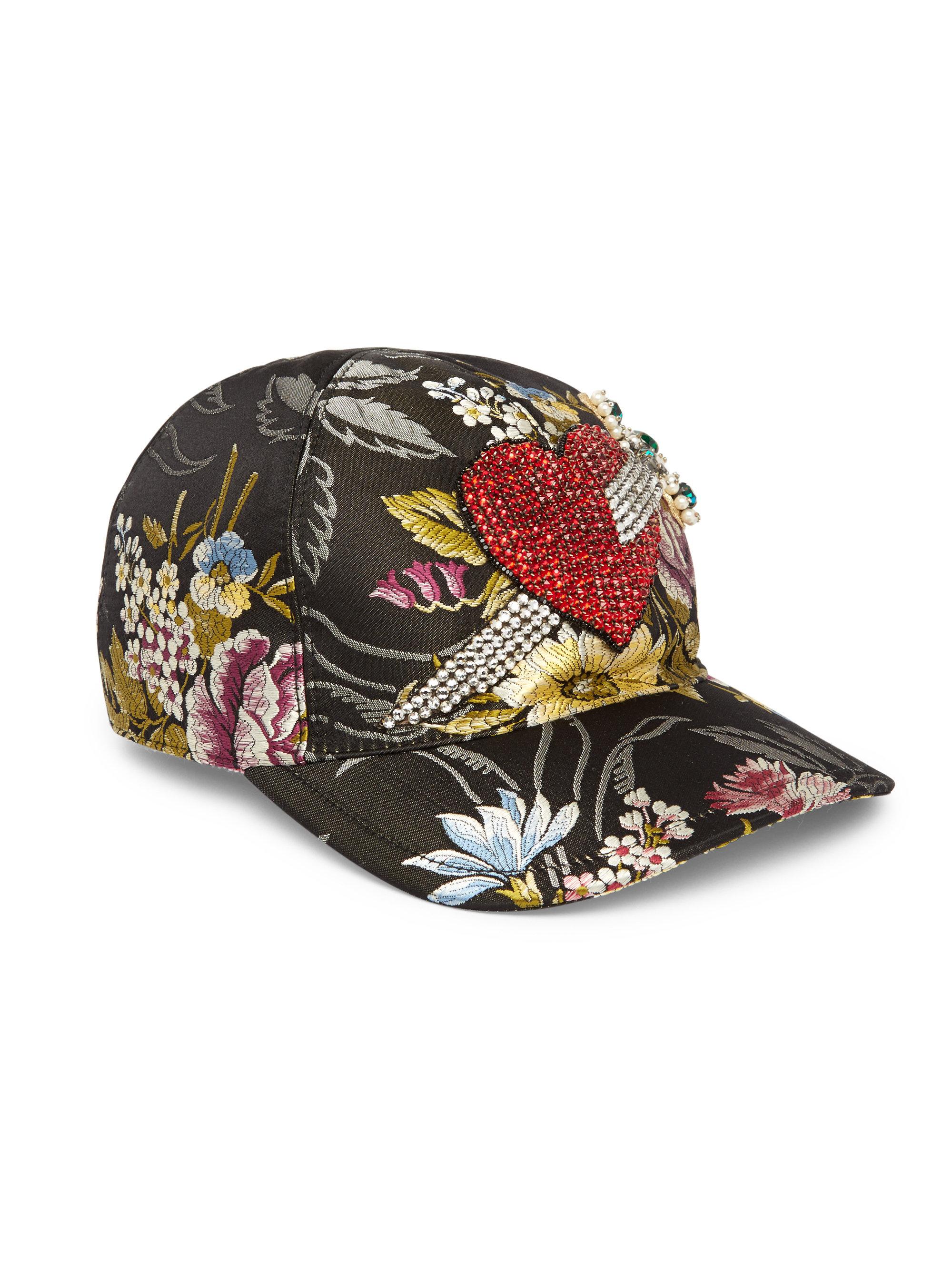 Baseball cap dior signature embroidered black wool