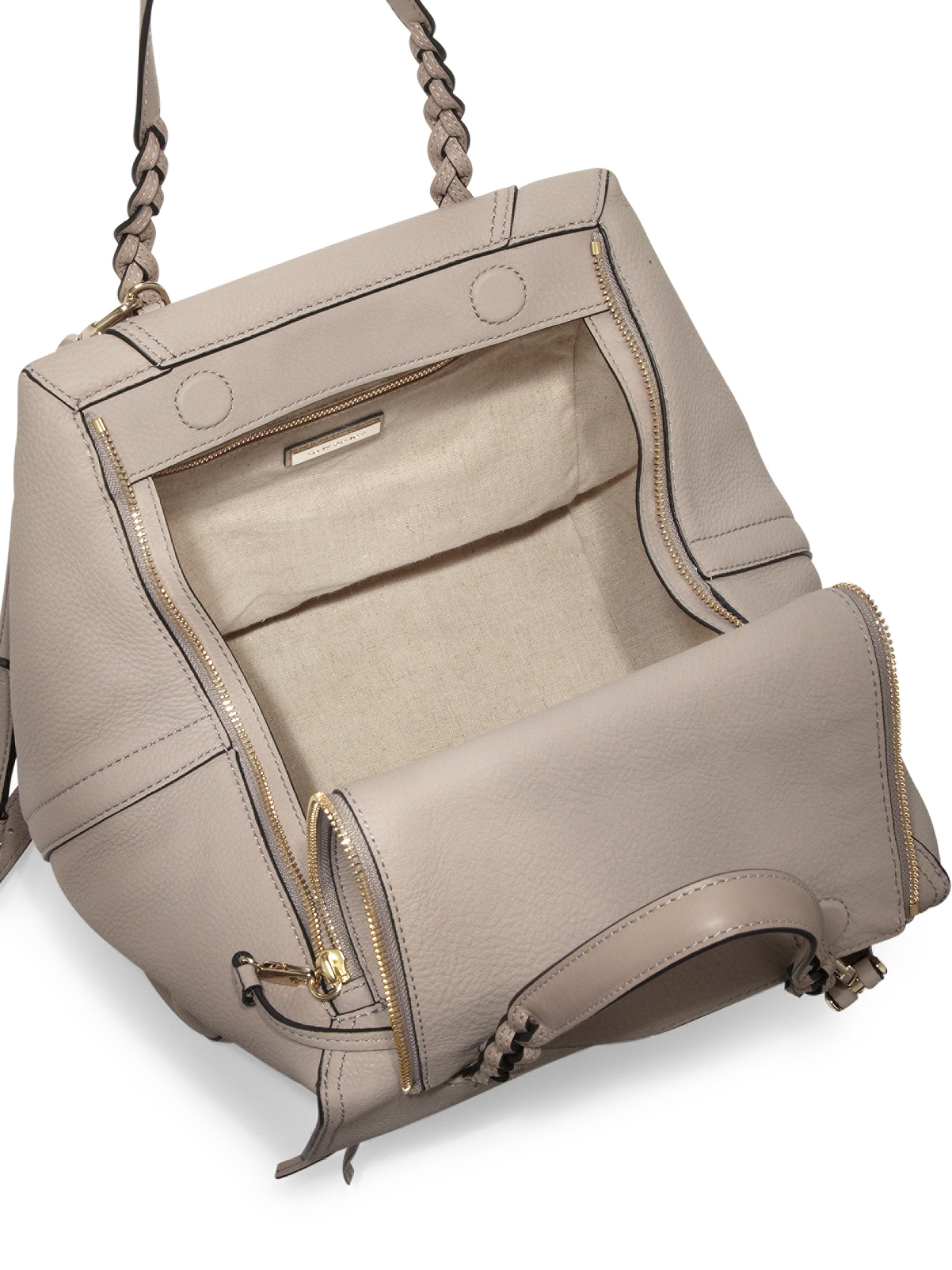 tory burch mini half moon satchel