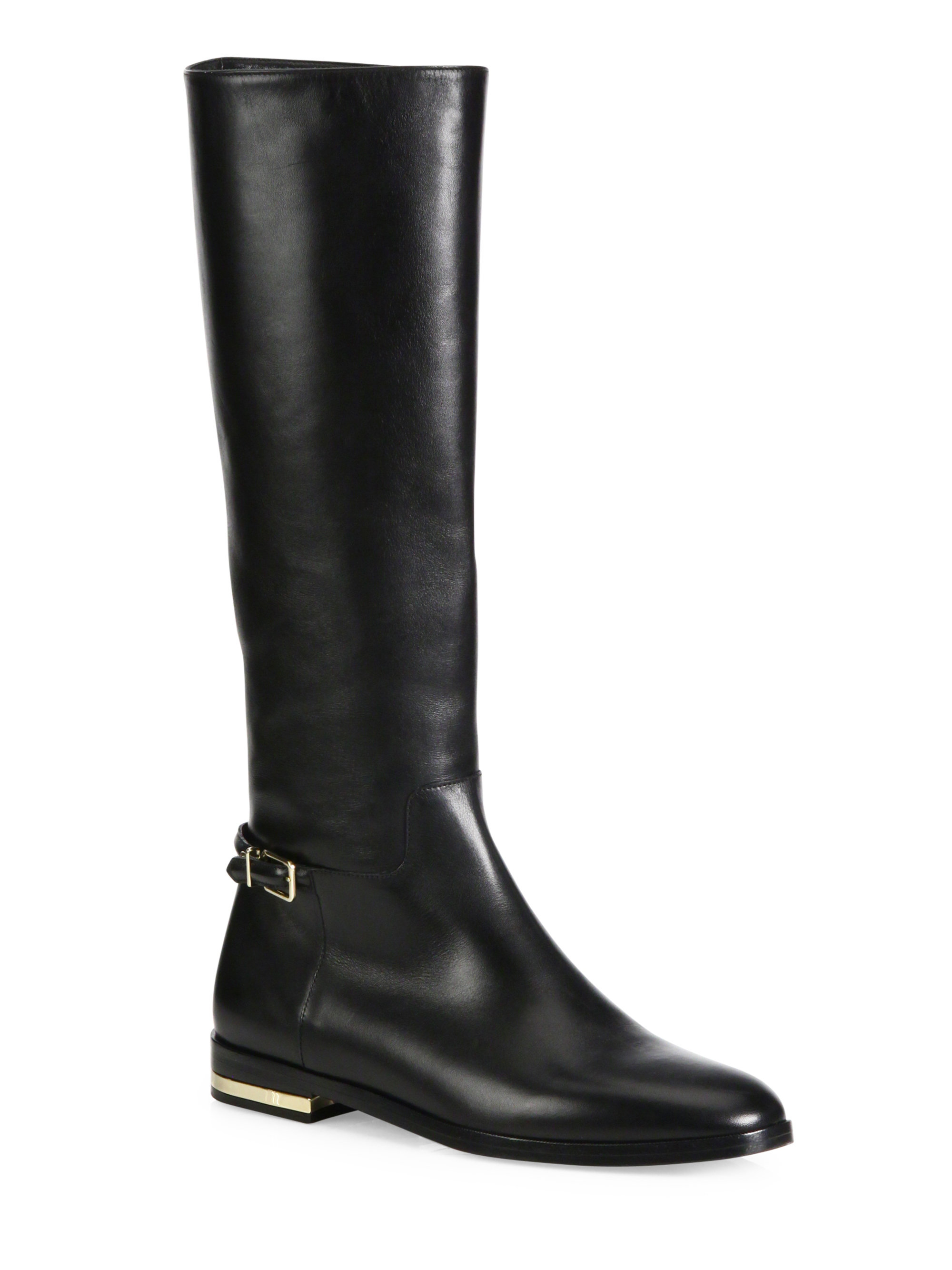knee high burberry boots