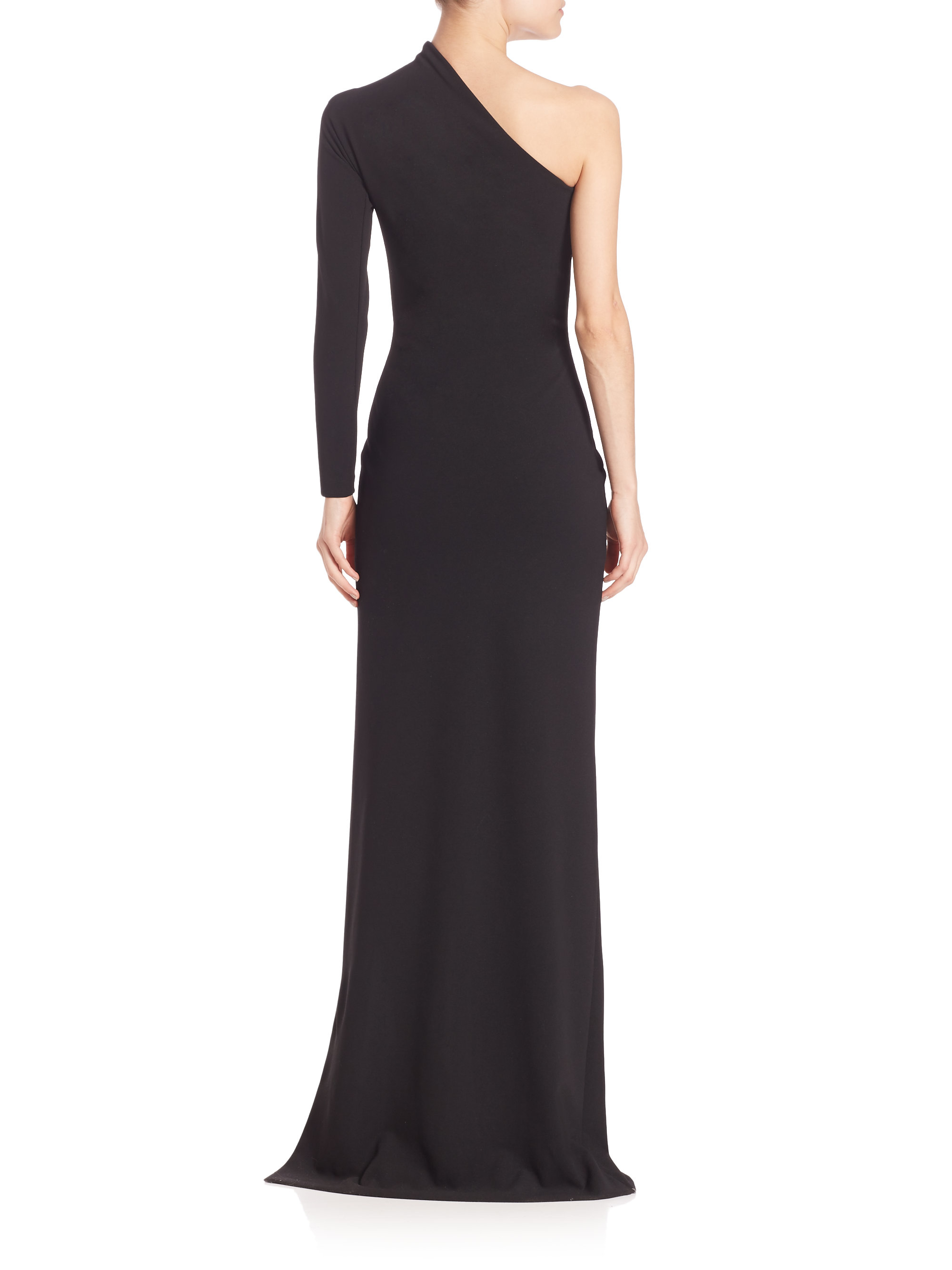 solace london nadia one shoulder gown