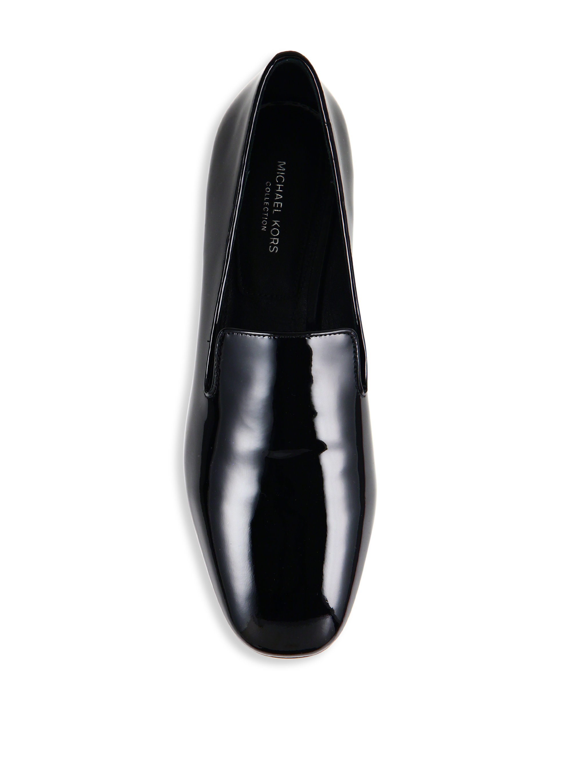 Michael Kors Roxanne Patent Leather Loafers in Black - Lyst