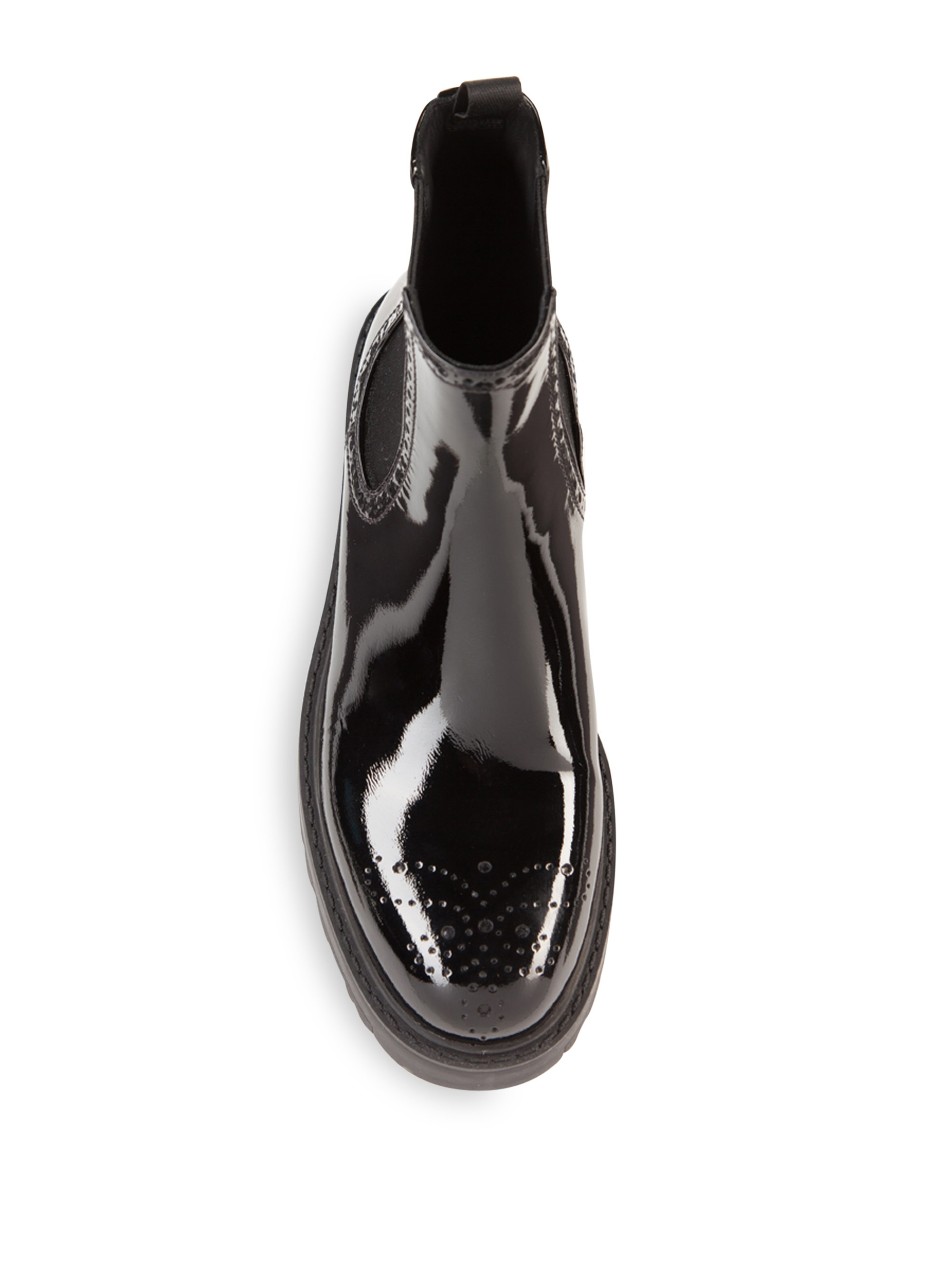 prada patent boot