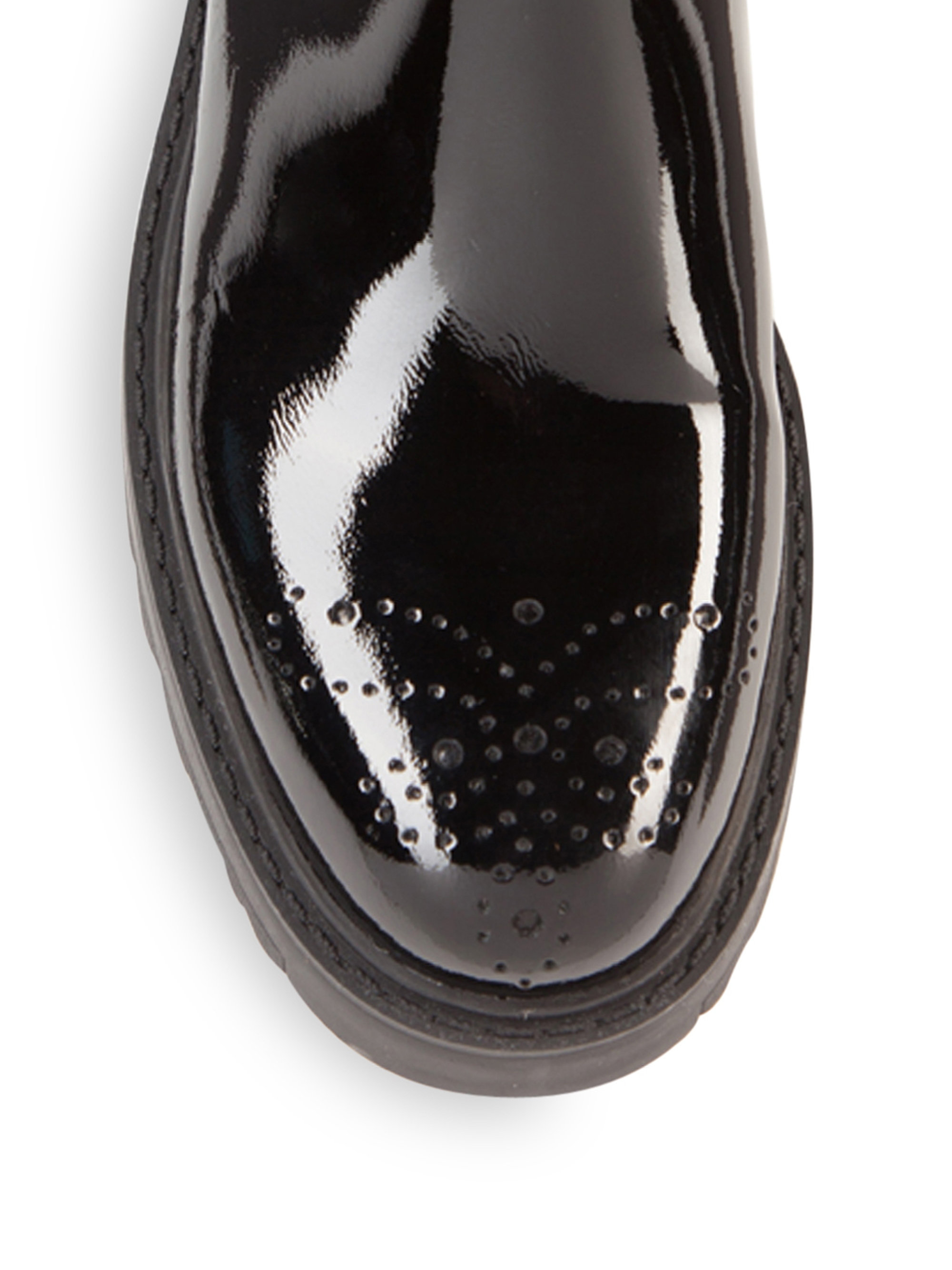 prada patent boot