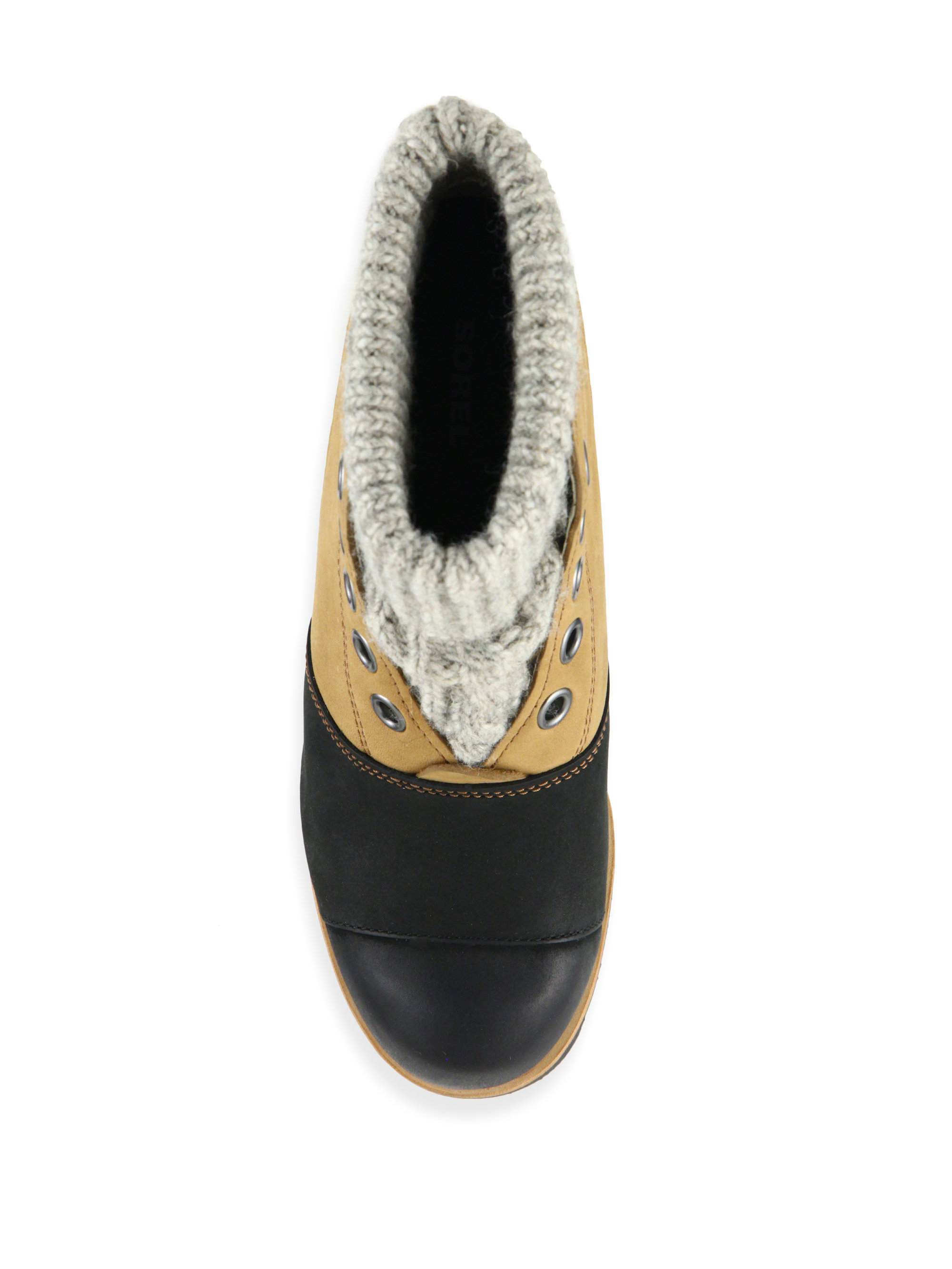 Sorel Joanie Sweater Leather Wedge 