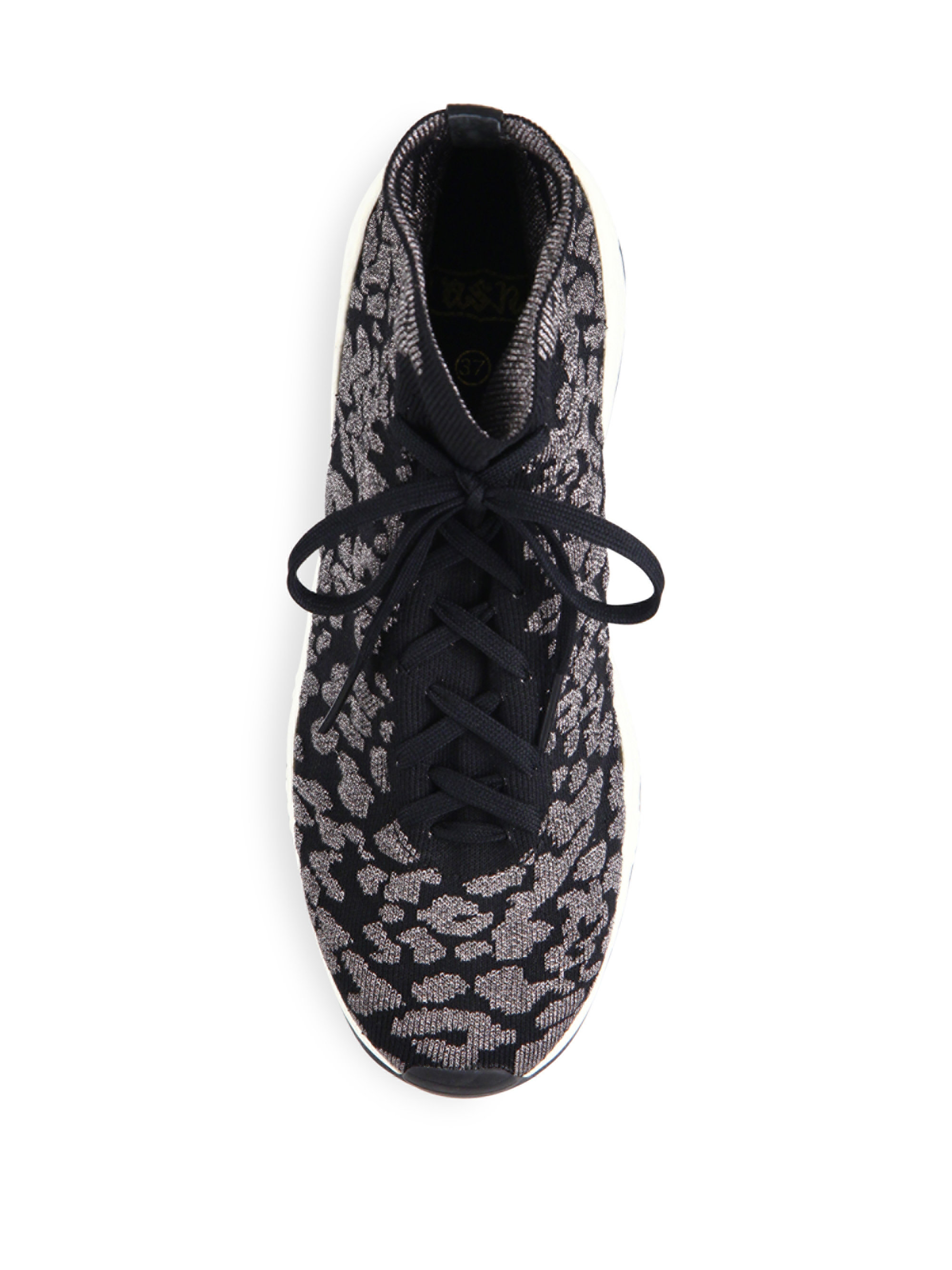 ash leopard print trainers